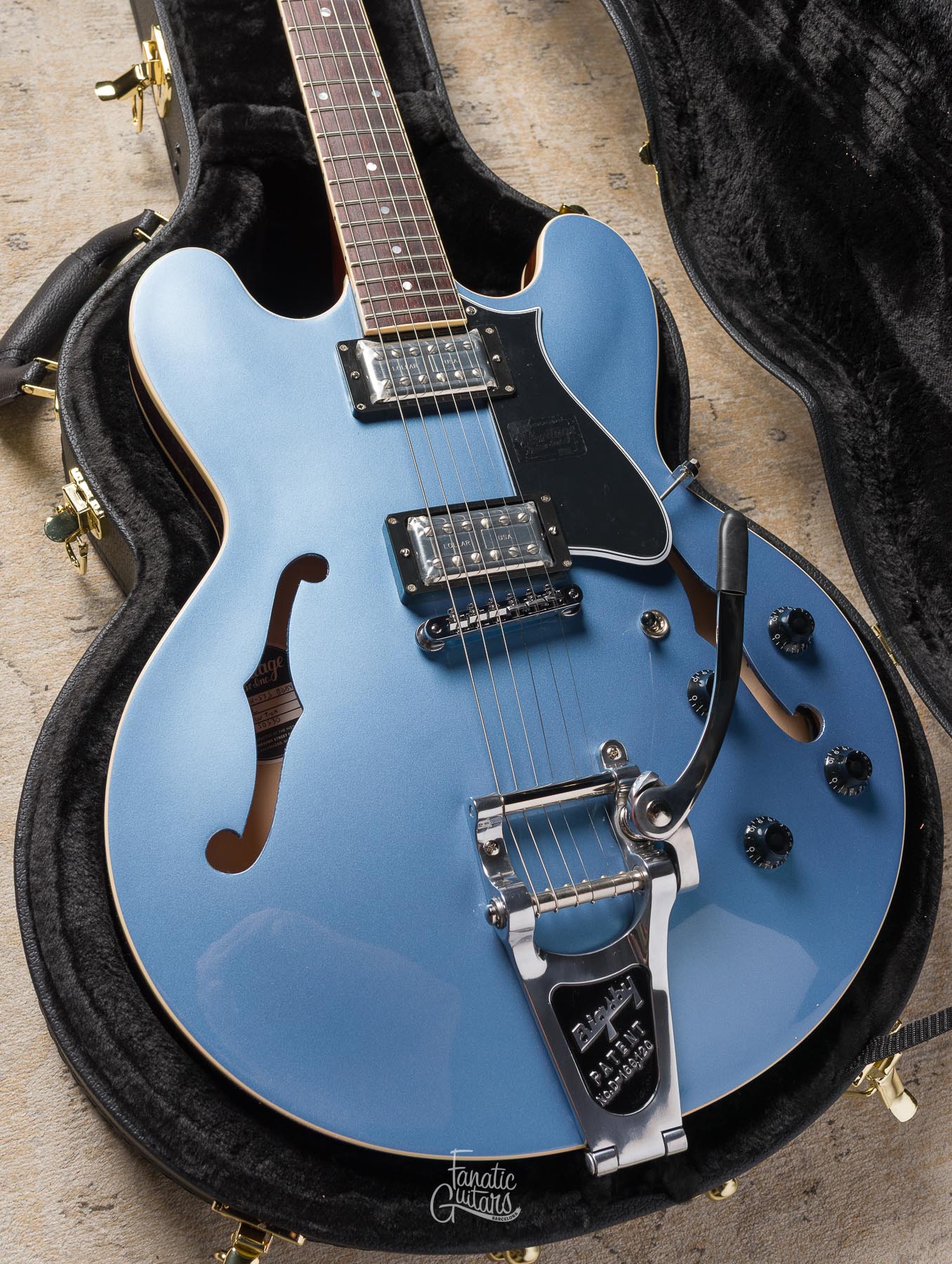 Heritage Guitars Standard H-535 Lollartron Bigsby - Pelham Blue #1250530