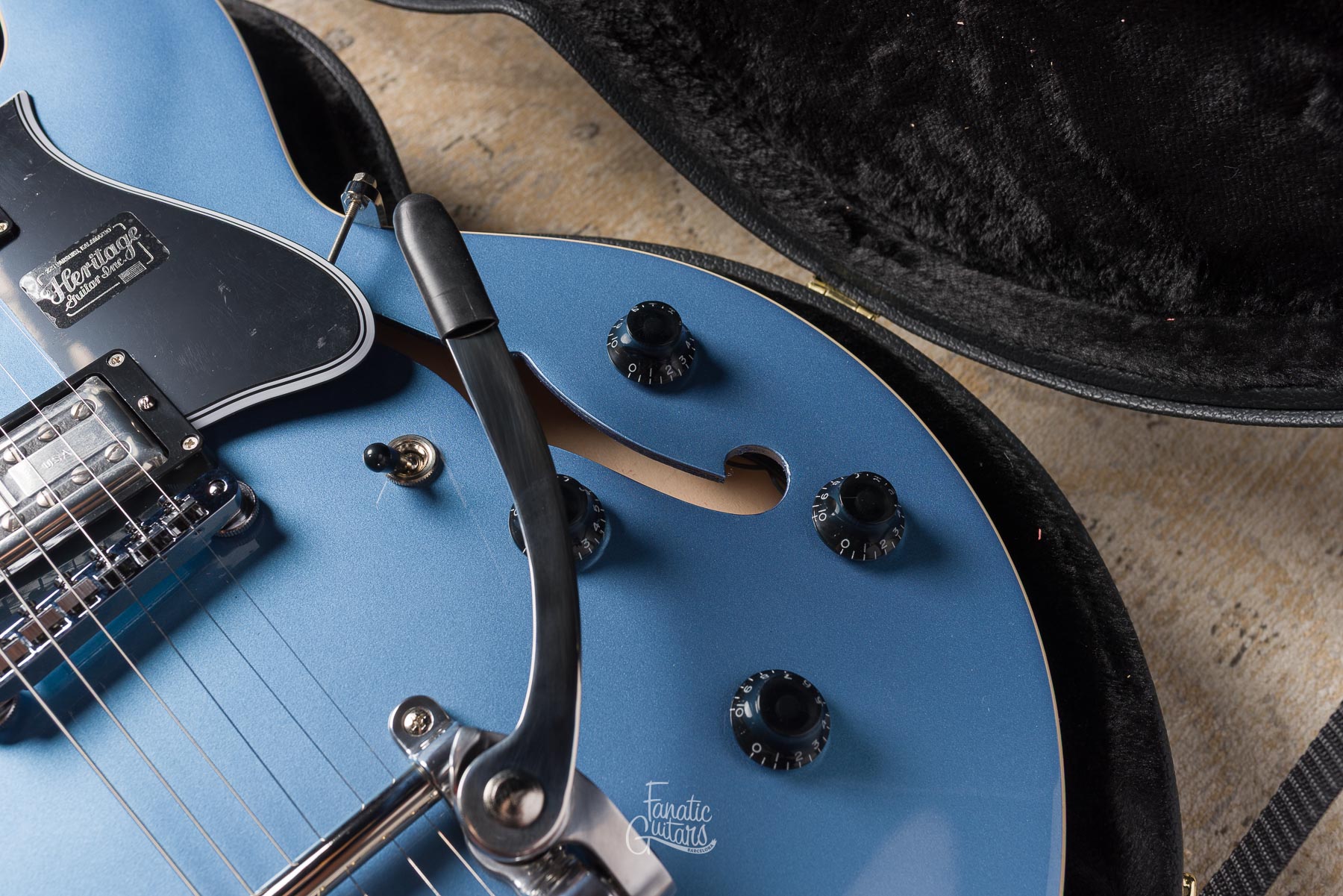 Heritage Guitars Standard H-535 Lollartron Bigsby - Pelham Blue #1250530