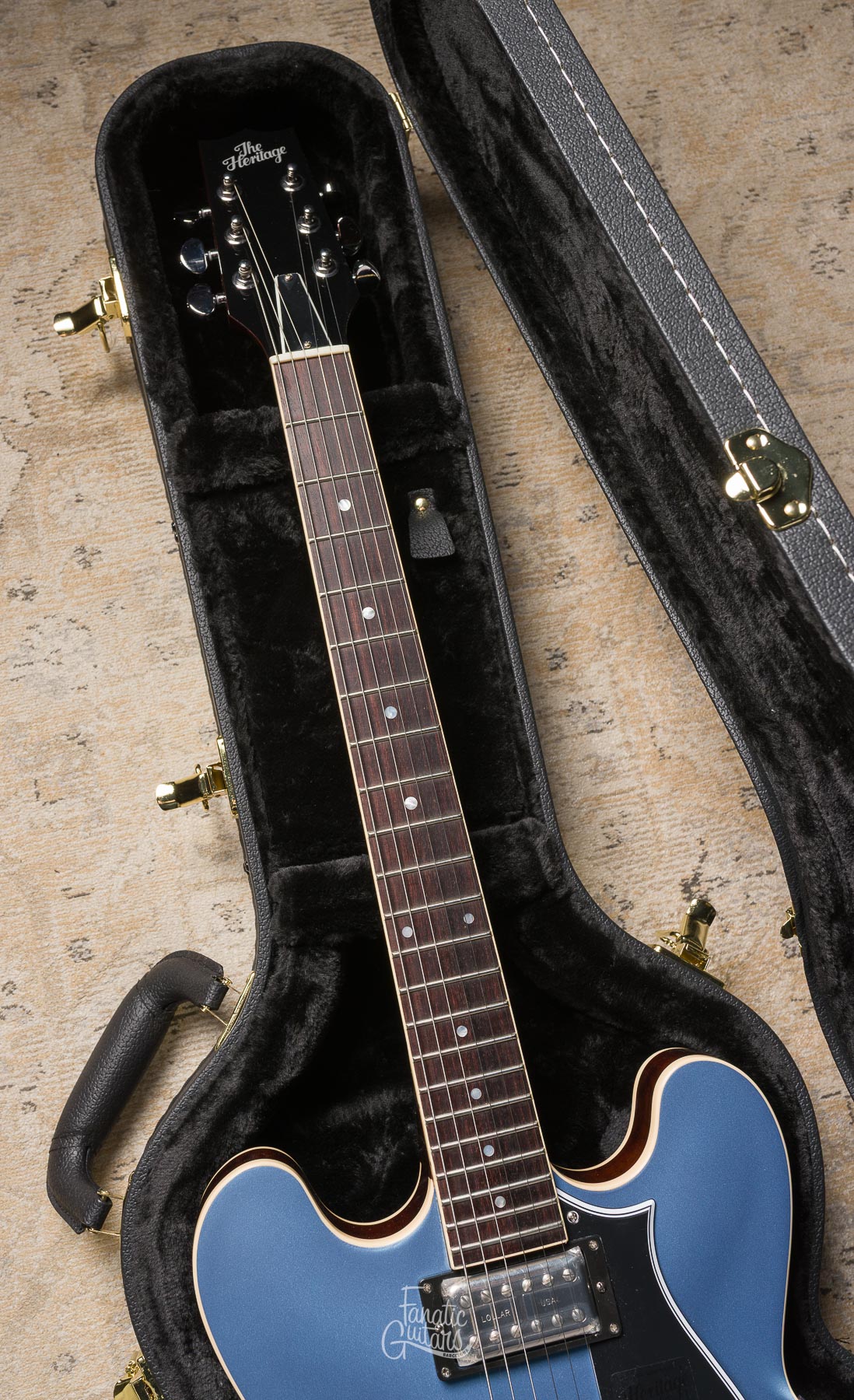 Heritage Guitars Standard H-535 Lollartron Bigsby - Pelham Blue #1250530