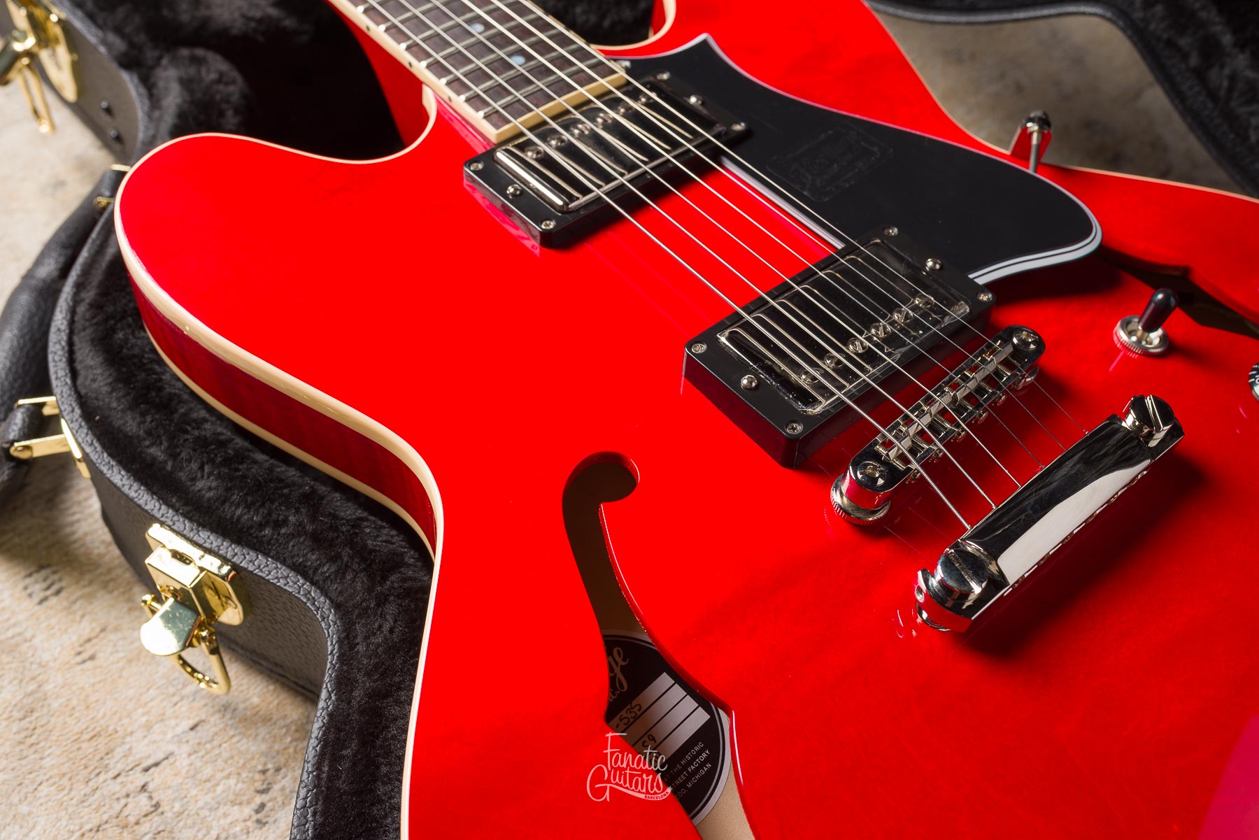 Heritage Standard H-535 Semi-Hollow - Trans Cherry #1241009