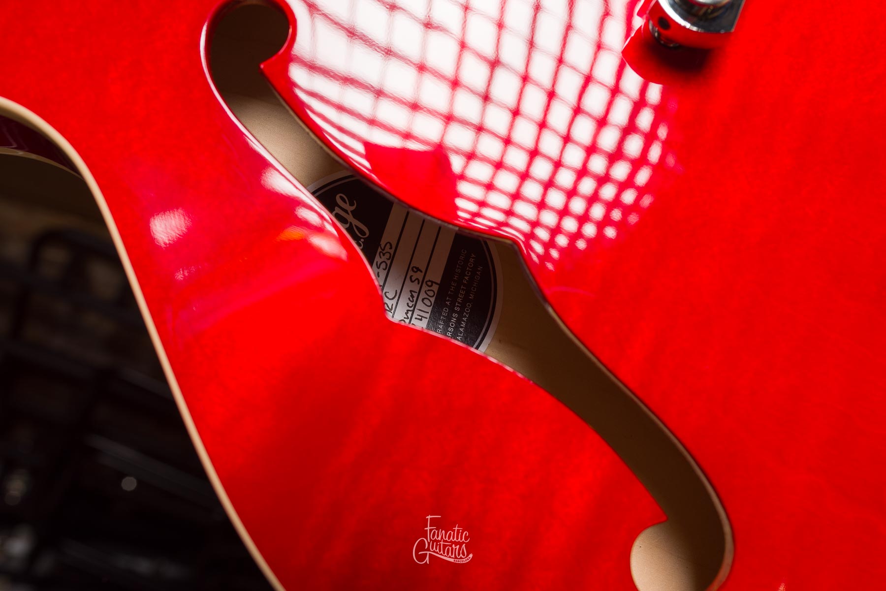Heritage Standard H-535 Semi-Hollow - Trans Cherry #1241009