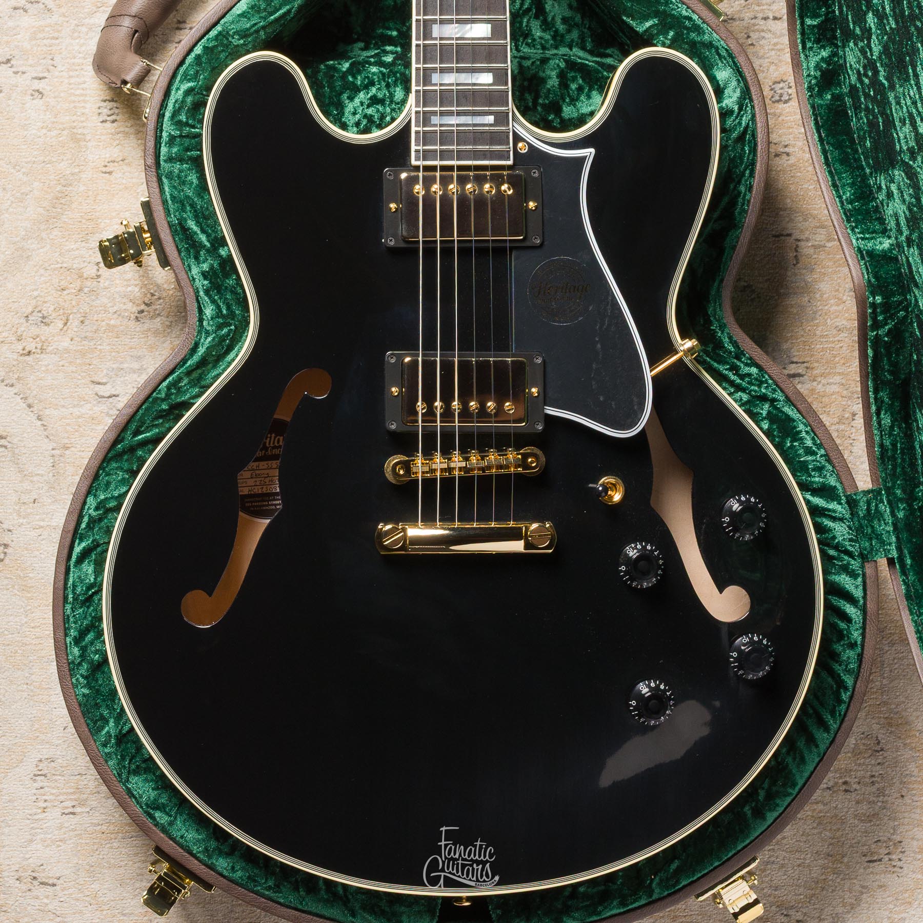 Heritage Custom Shop Core Collection H-555 - Ebony #1250895