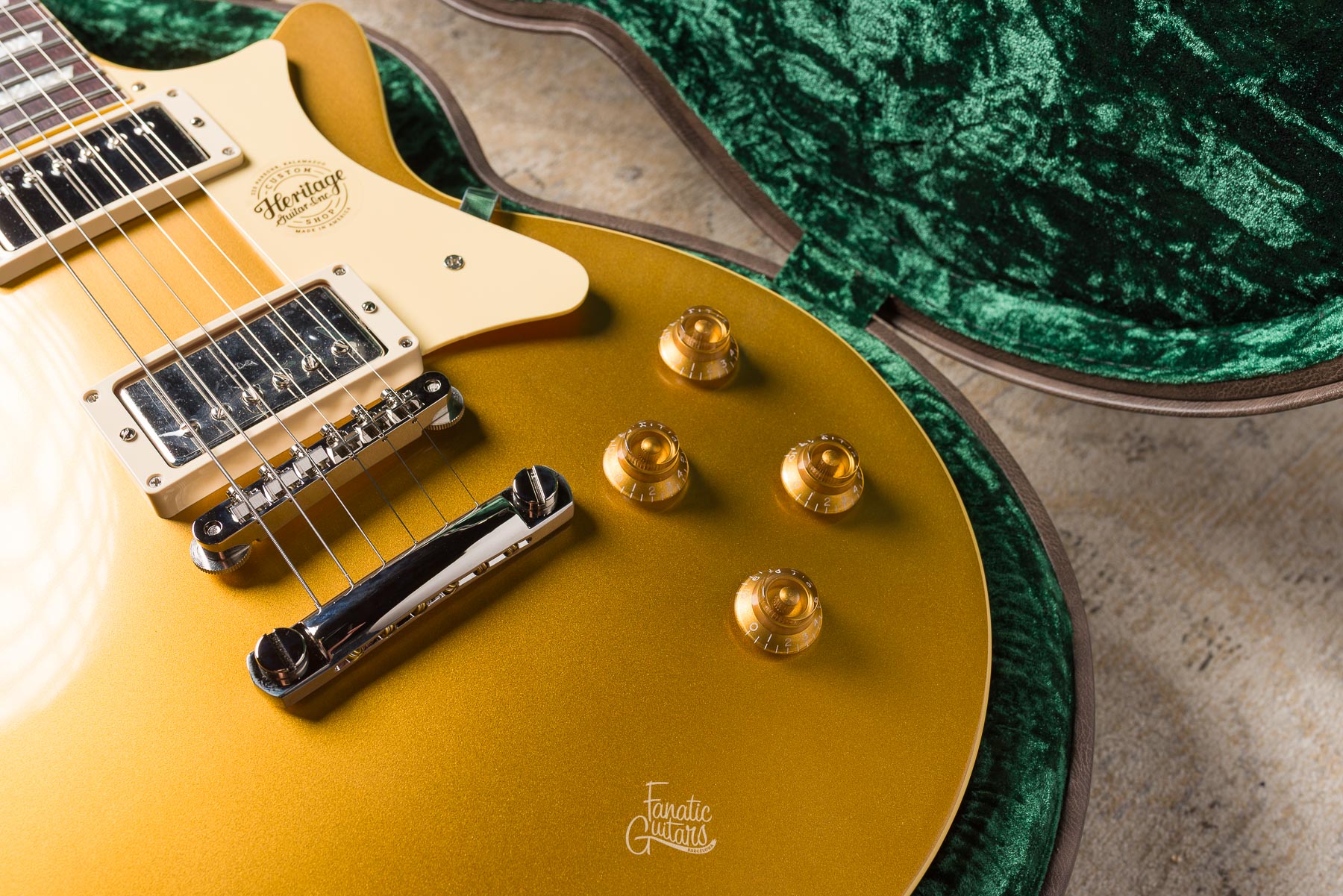 Heritage Custom Shop Factory Special H-150, 60s Neck - Gold Top #HC1250902