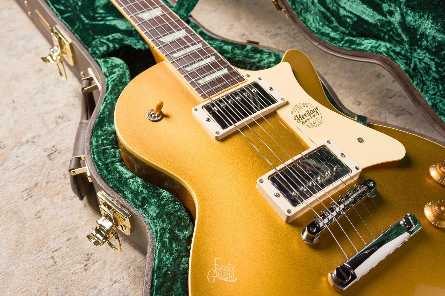 Heritage Custom Shop Factory Special H-150, 60s Neck - Gold Top #HC1250902