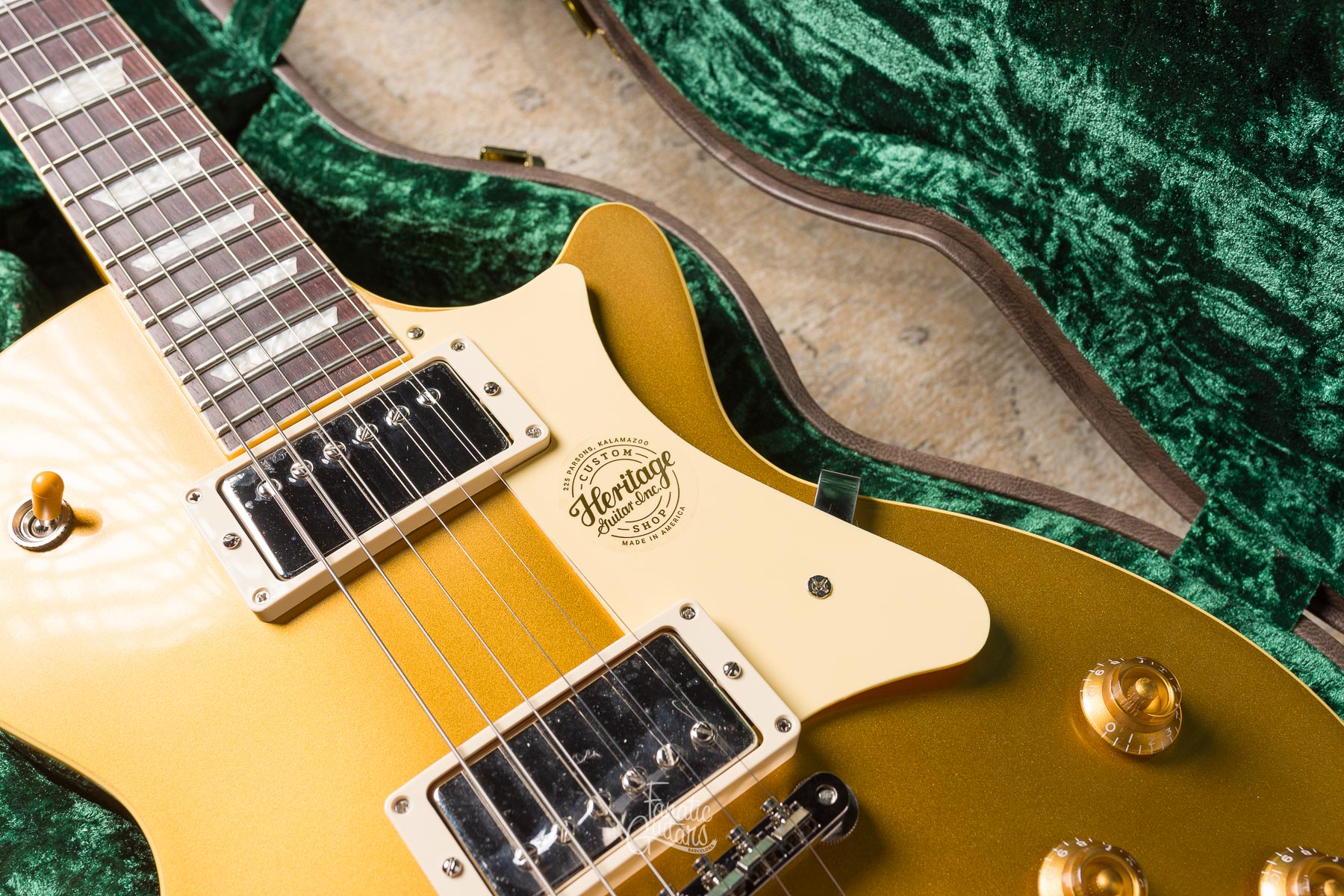 Heritage Custom Shop Factory Special H-150, 60s Neck - Gold Top #HC1250902