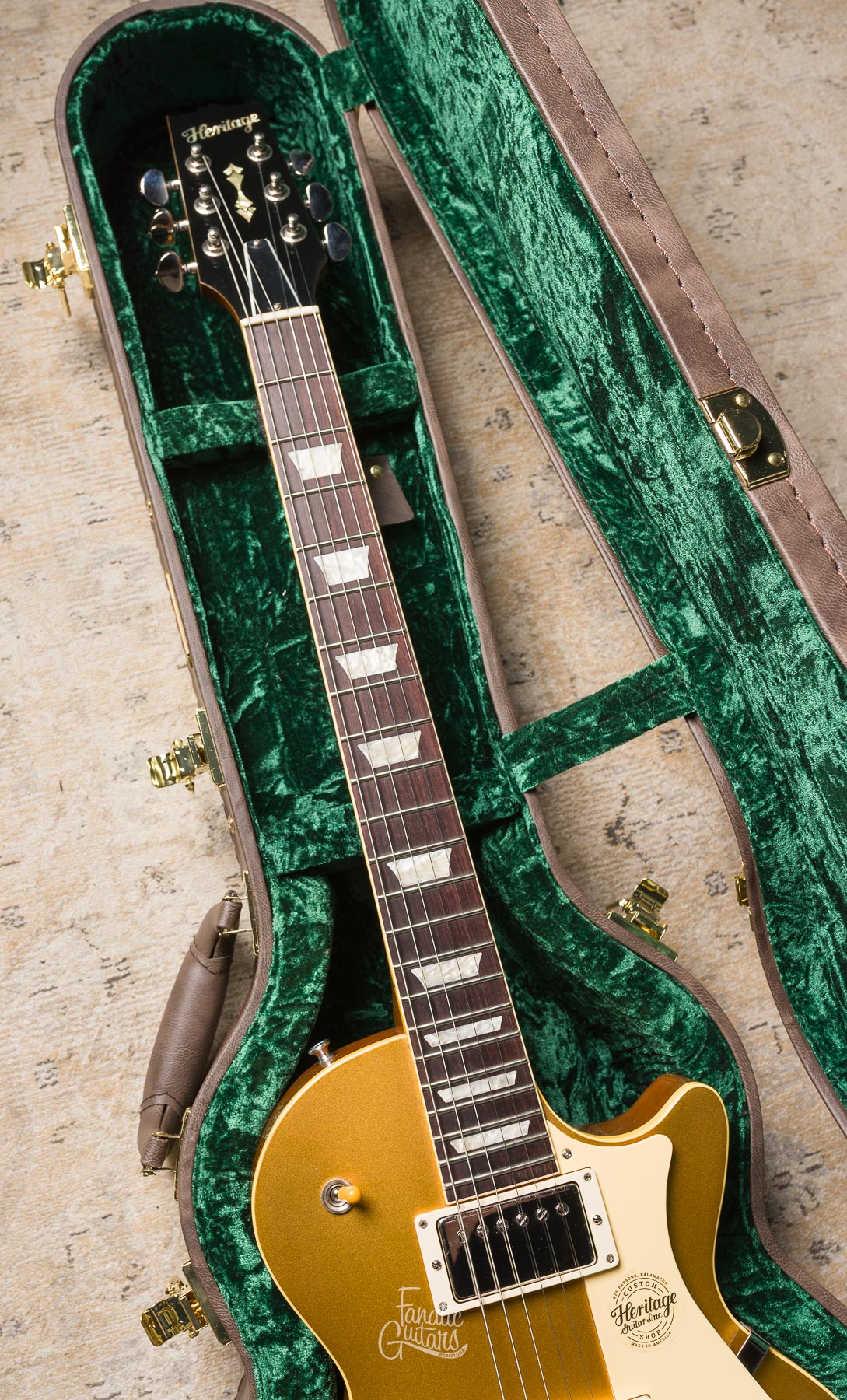 Heritage Custom Shop Factory Special H-150, 60s Neck - Gold Top #HC1250902