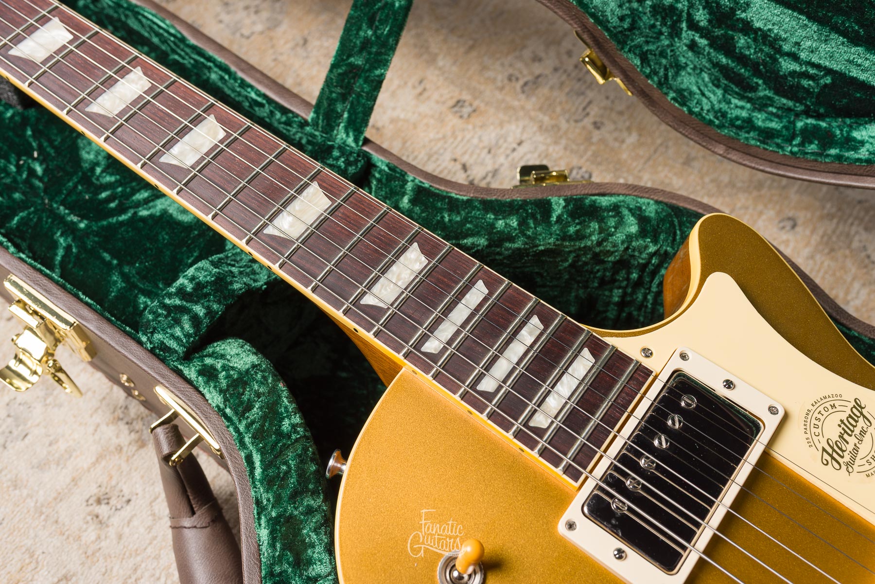 Heritage Custom Shop Factory Special H-150, 60s Neck - Gold Top #HC1250902