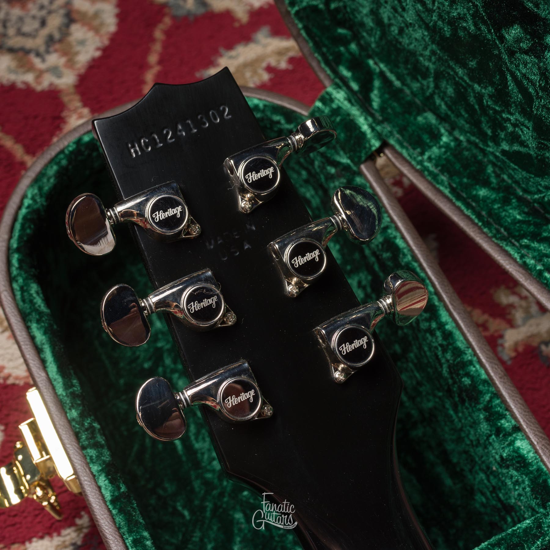 Heritage Guitars Custom Shop Core H-150 "Build 1158" - Ebony #HC1241302