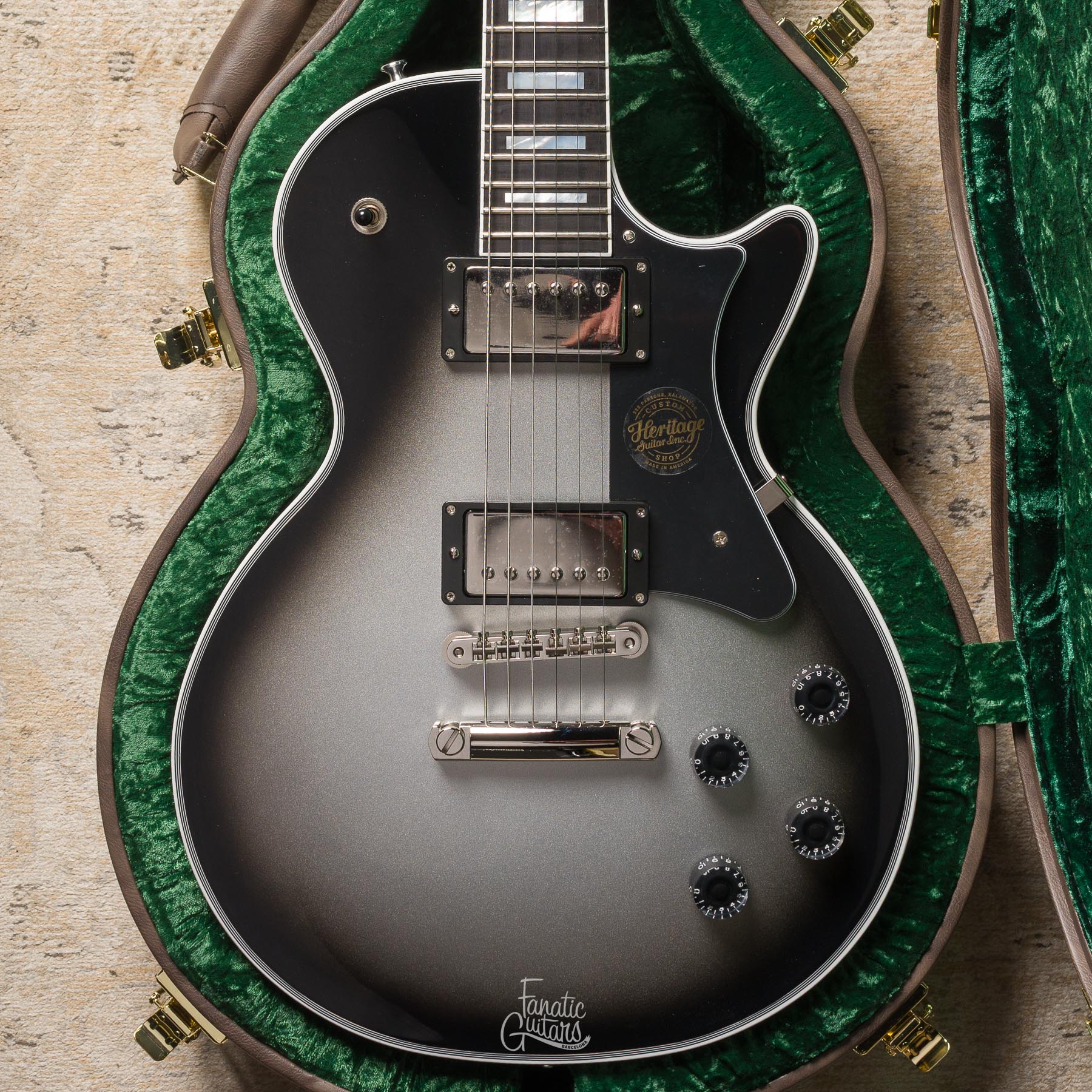 Heritage Custom Shop Core H-157 - Titanium Burst #HC1251429