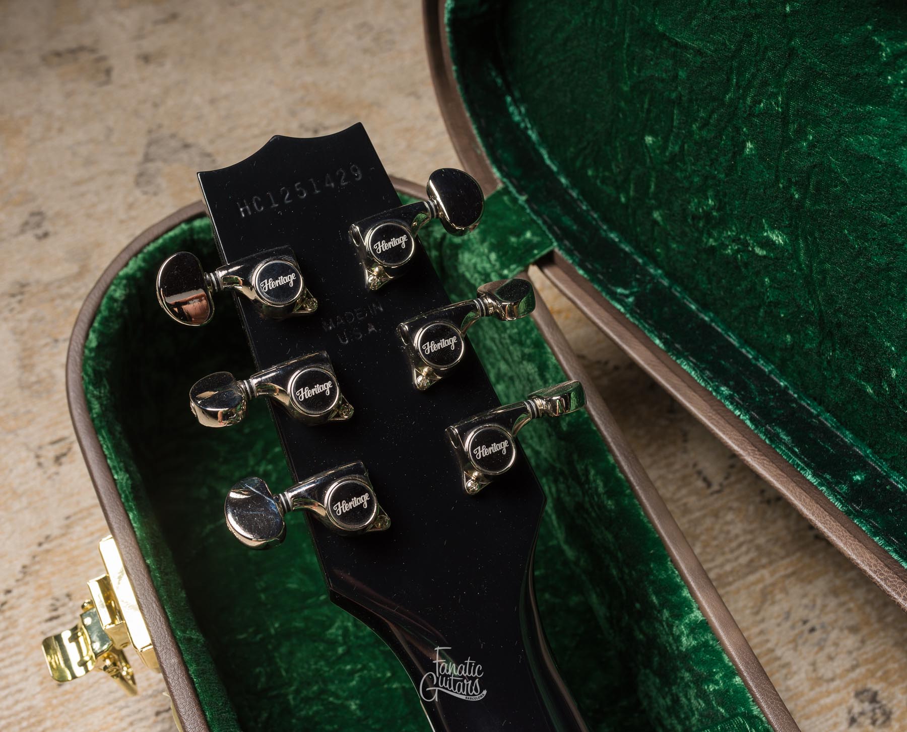 Heritage Custom Shop Core H-157 - Titanium Burst #HC1251429