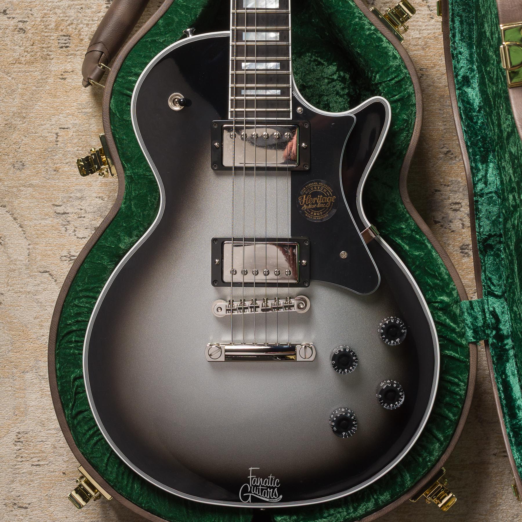 Heritage Custom Shop Core H-157 - Titanium Burst #HC1251446