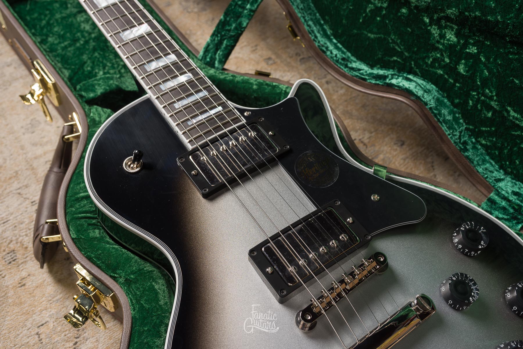 Heritage Custom Shop Core H-157 - Titanium Burst #HC1251446