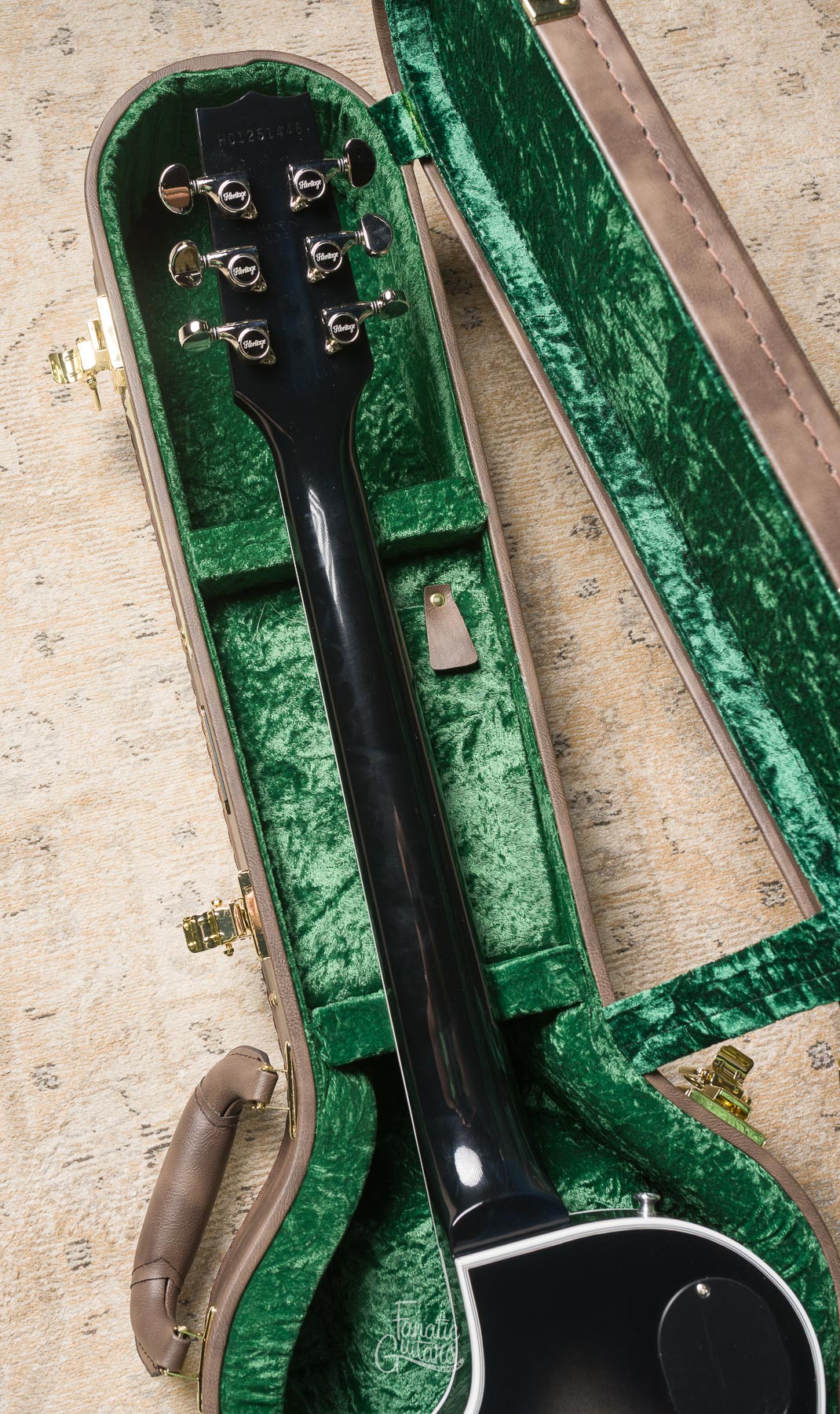 Heritage Custom Shop Core H-157 - Titanium Burst #HC1251446