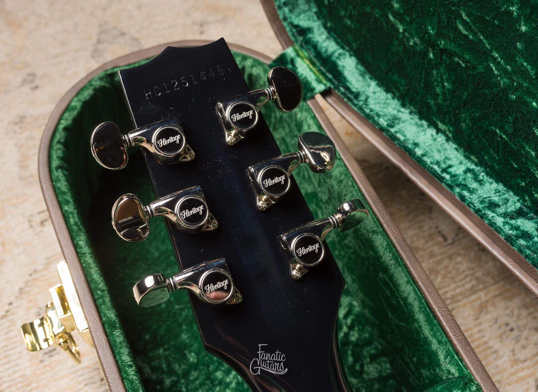 Heritage Custom Shop Core H-157 - Titanium Burst #HC1251446