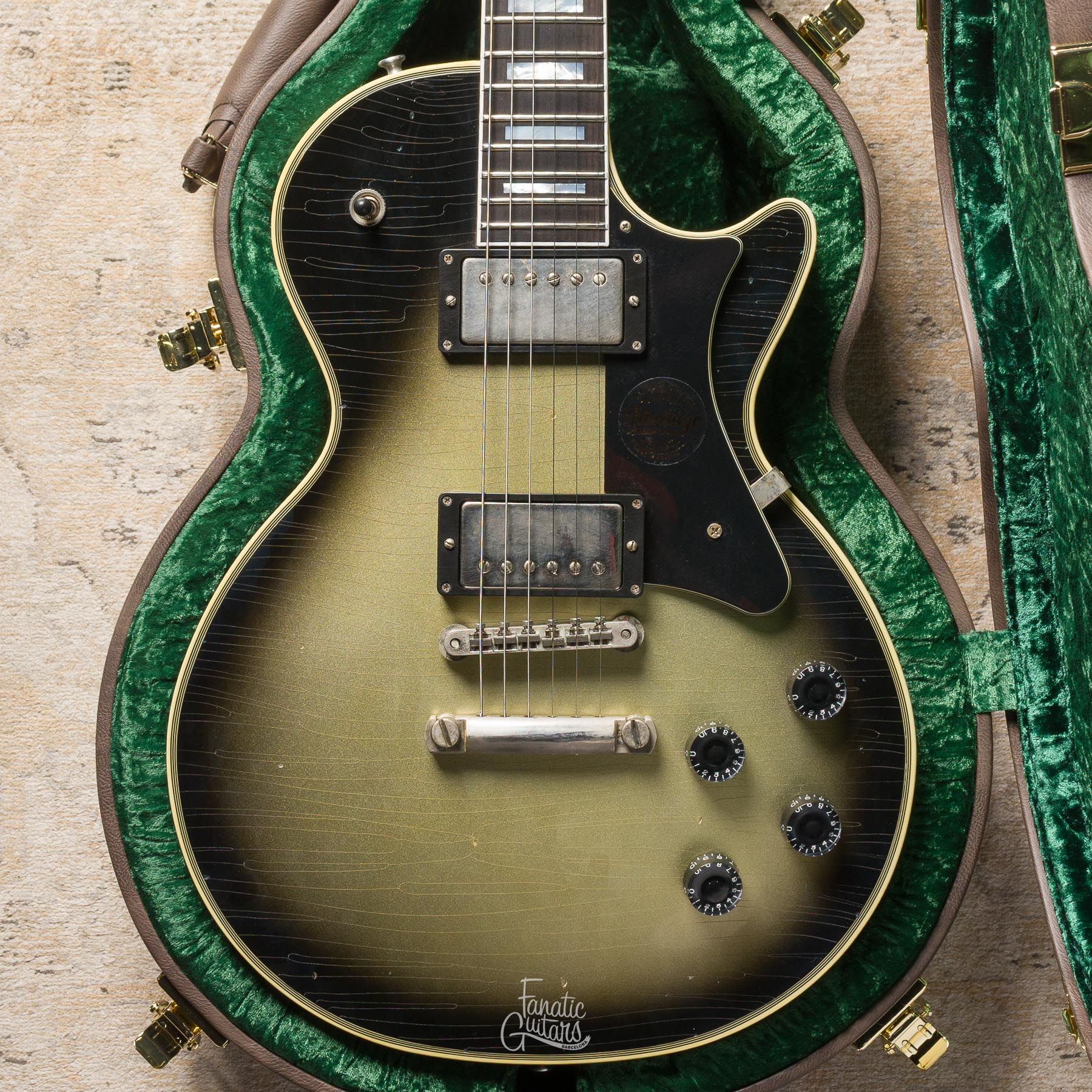 Heritage Custom Shop Core H-157 - Titanium Burst (Artisan Aged) #HC1251447