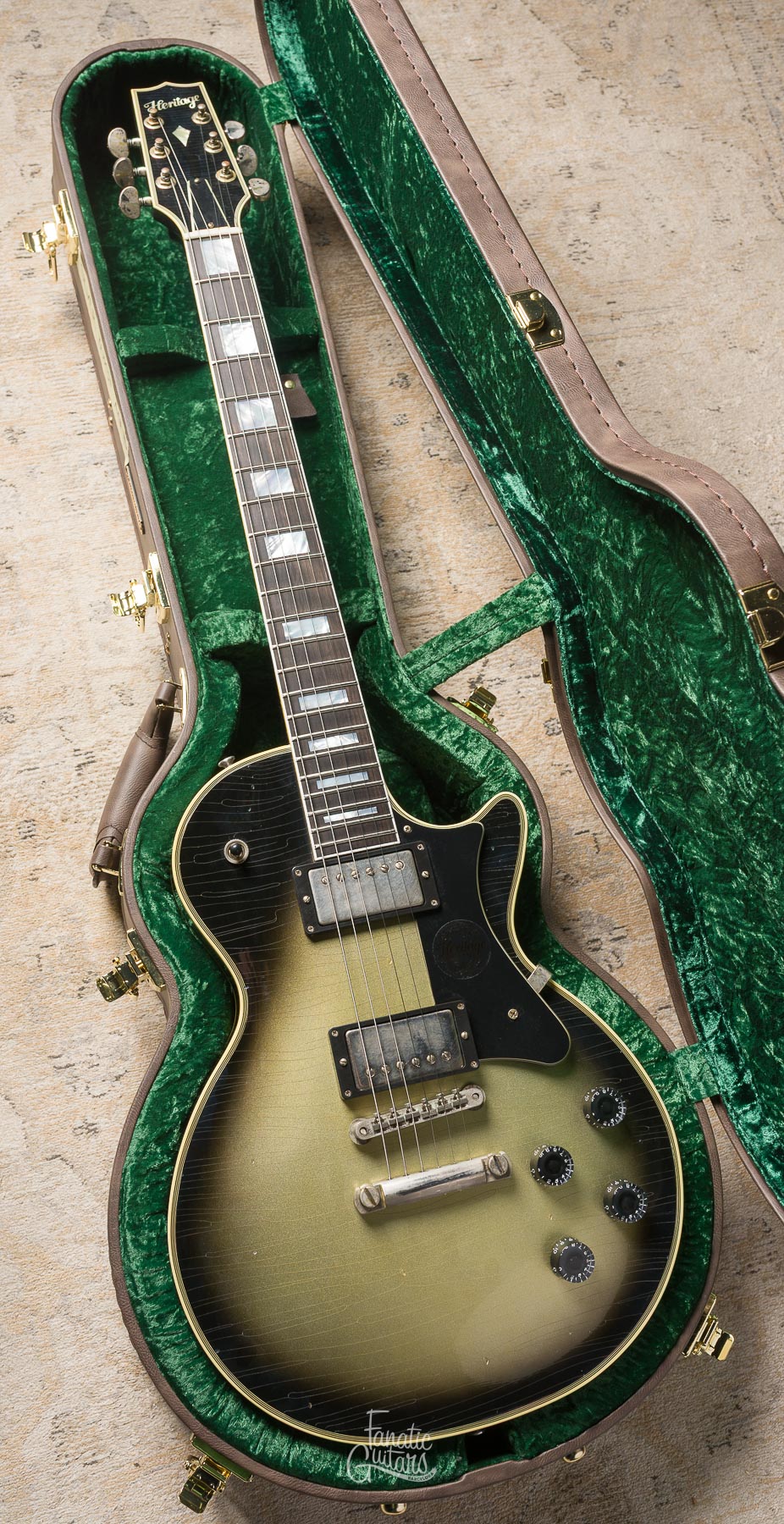 Heritage Custom Shop Core H-157 - Titanium Burst (Artisan Aged) #HC1251447