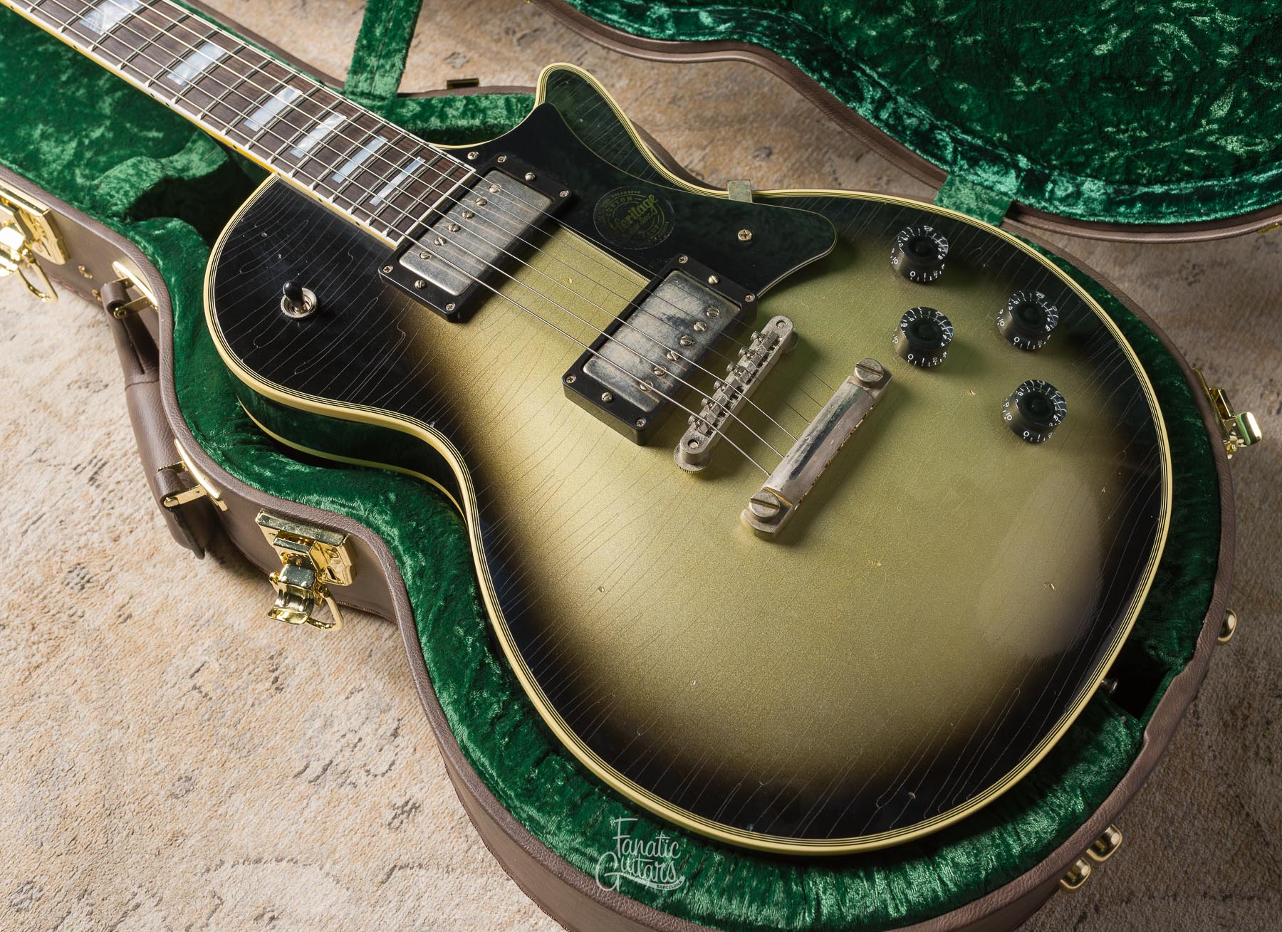 Heritage Custom Shop Core H-157 - Titanium Burst (Artisan Aged) #HC1251447