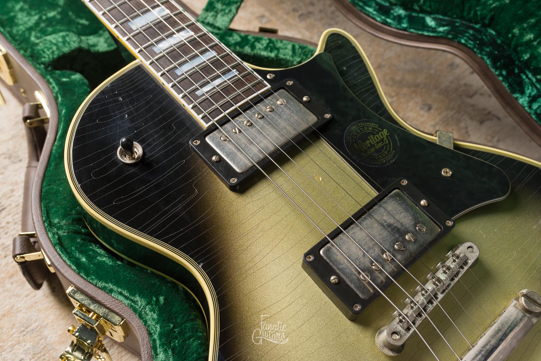 Heritage Custom Shop Core H-157 - Titanium Burst (Artisan Aged) #HC1251447