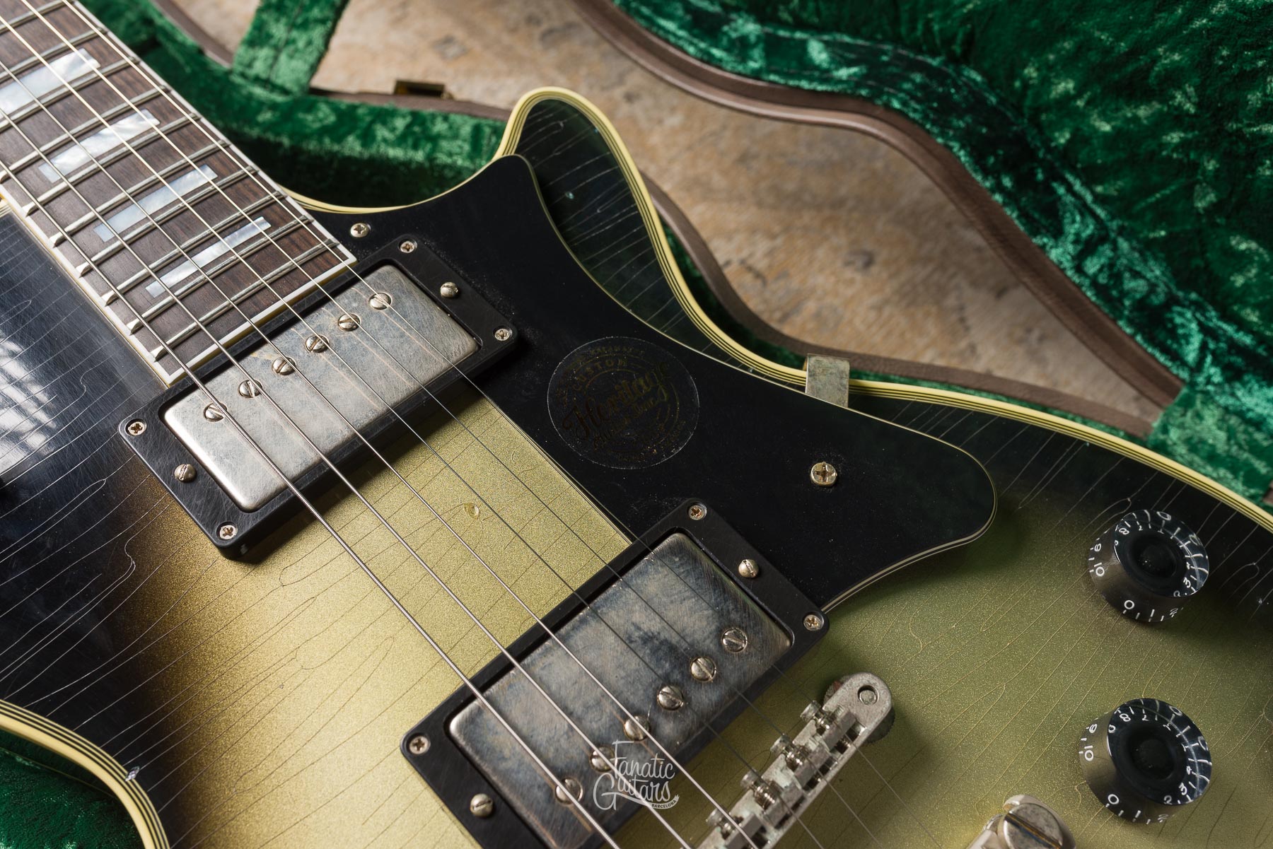 Heritage Custom Shop Core H-157 - Titanium Burst (Artisan Aged) #HC1251447