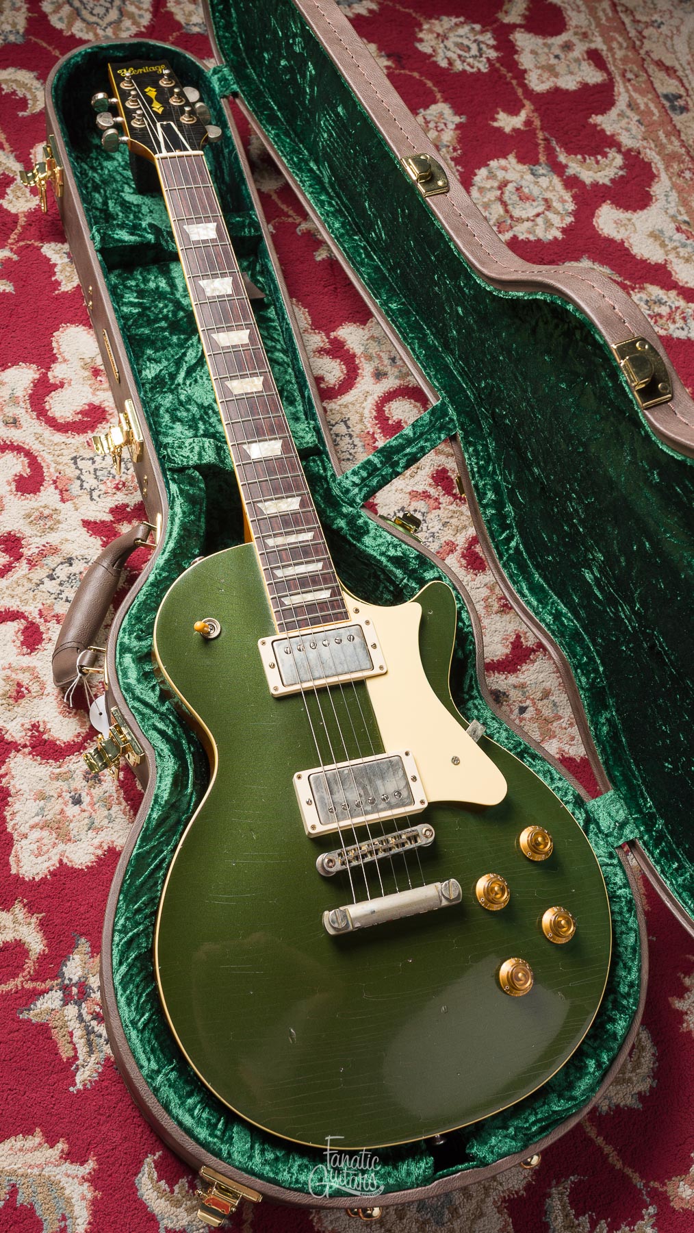 Heritage Guitars Custom Shop Core H-150 - Cadillac Green (Artisan Aged) #HC1240581 Segunda Mano