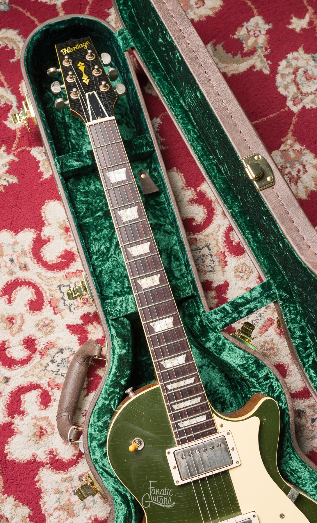 Heritage Guitars Custom Shop Core H-150 - Cadillac Green (Artisan Aged) #HC1240581 Segunda Mano