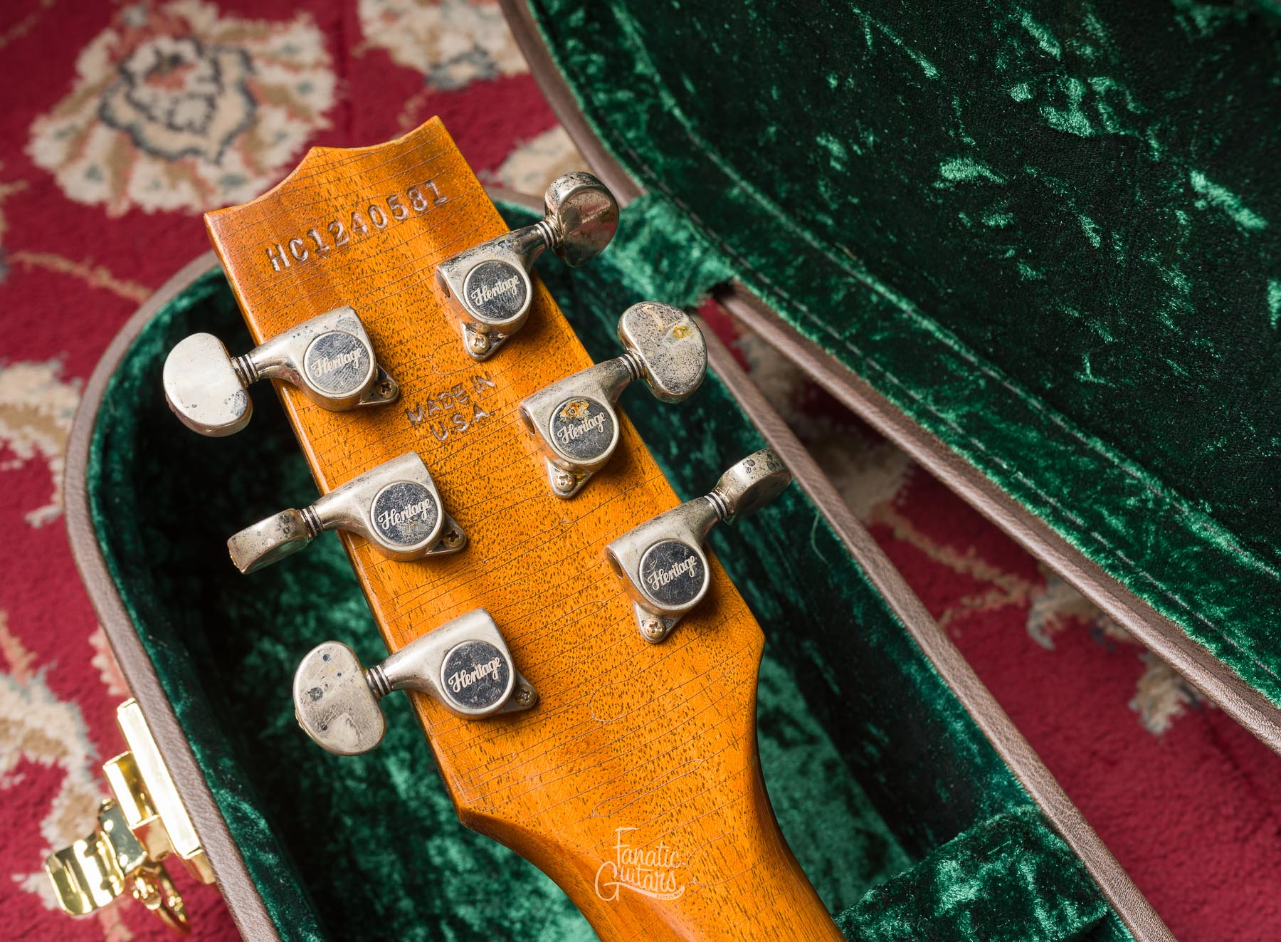 Heritage Guitars Custom Shop Core H-150 - Cadillac Green (Artisan Aged) #HC1240581 Segunda Mano