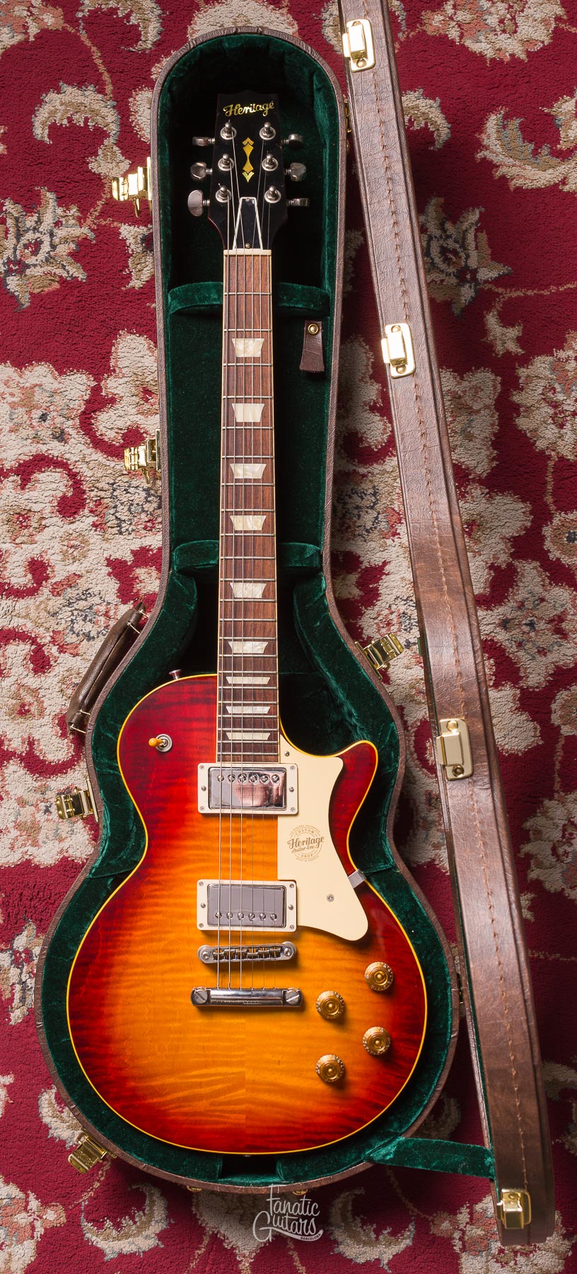 Heritage Custom Shop Core H-150 Dark Cherry Sunburst #HC1210644 Segunda Mano