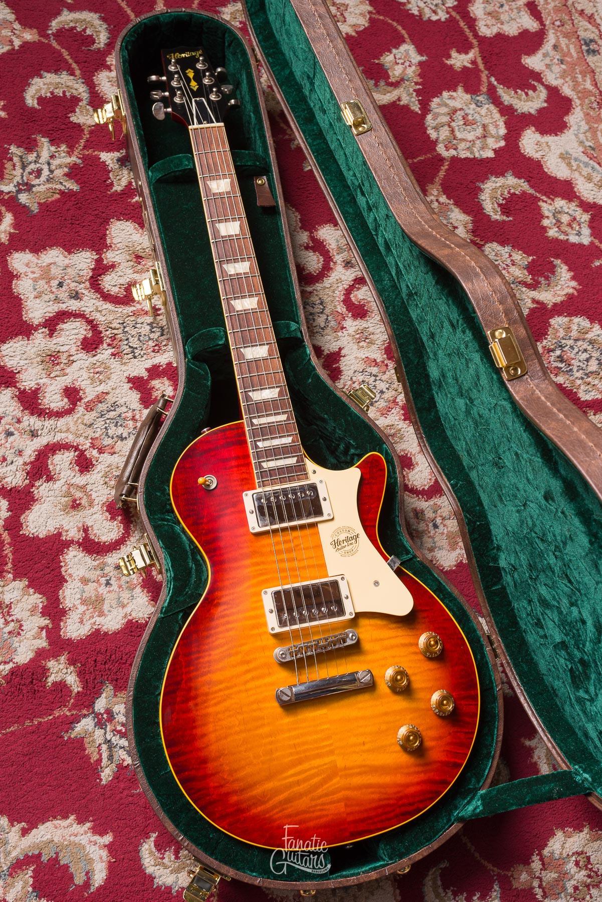Heritage Custom Shop Core H-150 Dark Cherry Sunburst #HC1210644 Segunda Mano