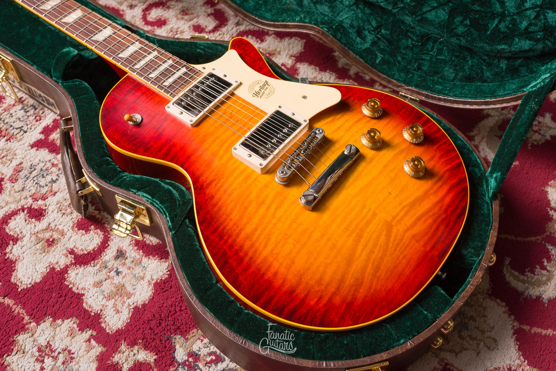 Heritage Custom Shop Core H-150 Dark Cherry Sunburst #HC1210644 Segunda Mano
