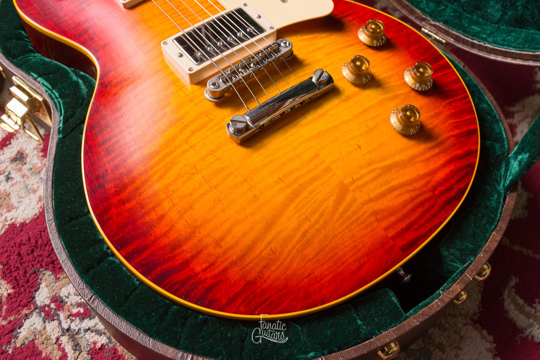 Heritage Custom Shop Core H-150 Dark Cherry Sunburst #HC1210644 Segunda Mano