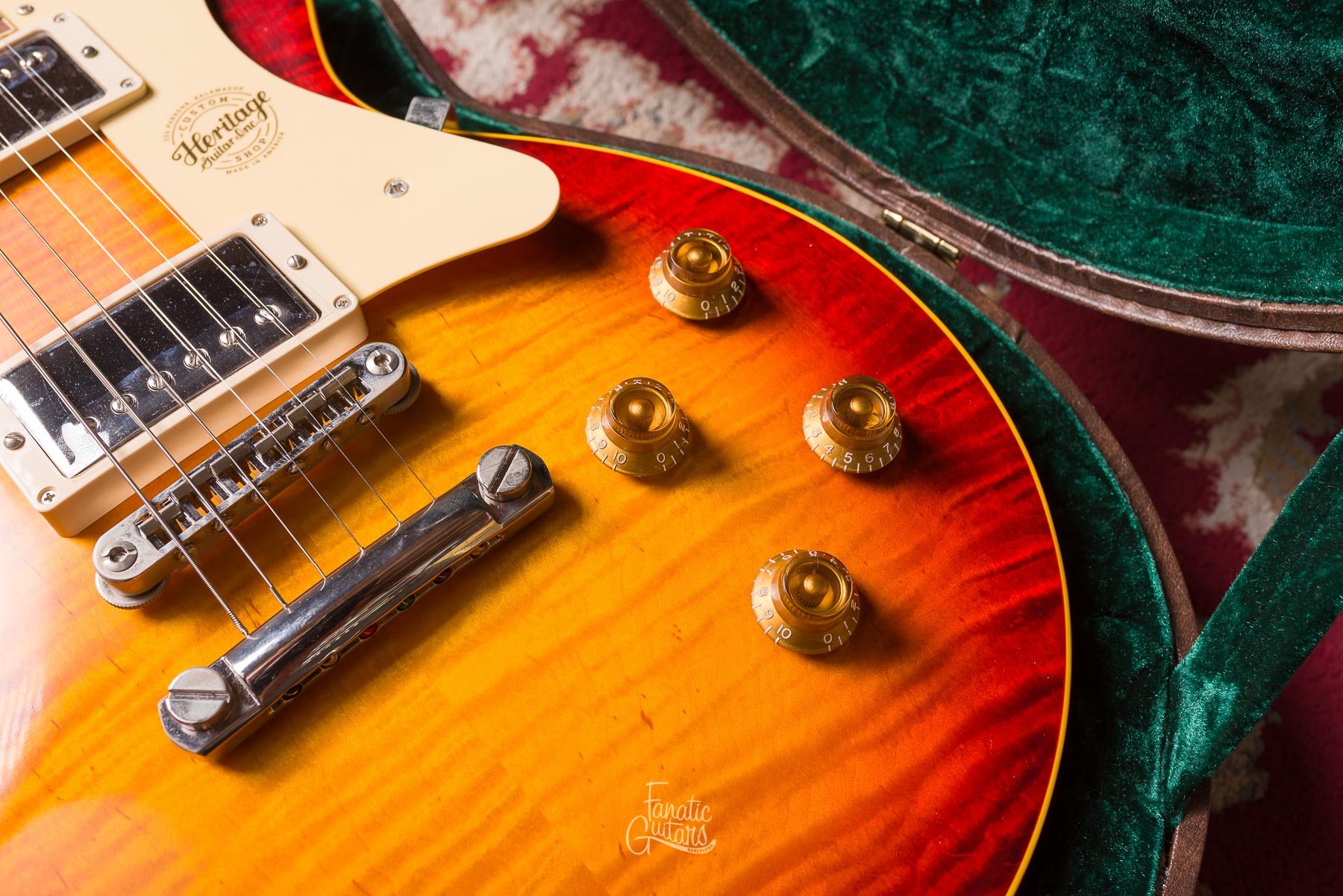 Heritage Custom Shop Core H-150 Dark Cherry Sunburst #HC1210644 Segunda Mano