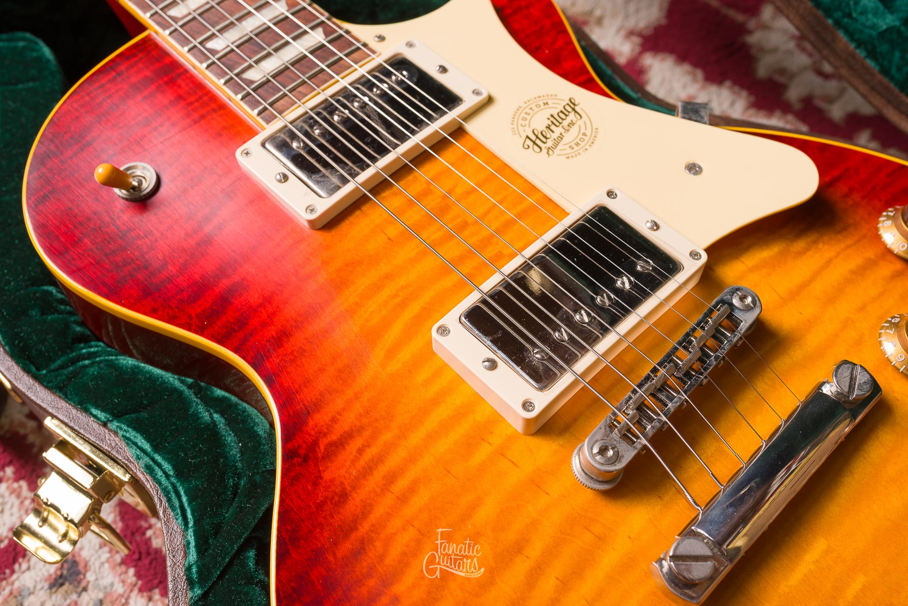 Heritage Custom Shop Core H-150 Dark Cherry Sunburst #HC1210644 Segunda Mano