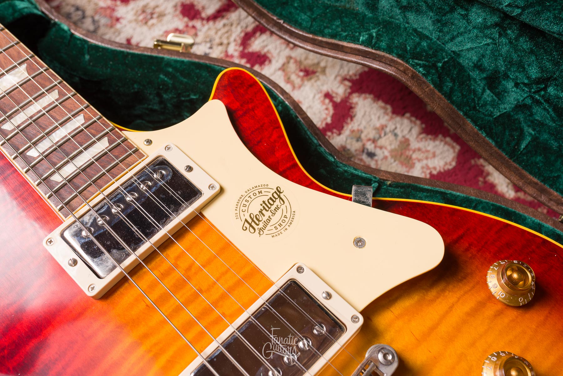 Heritage Custom Shop Core H-150 Dark Cherry Sunburst #HC1210644 Segunda Mano