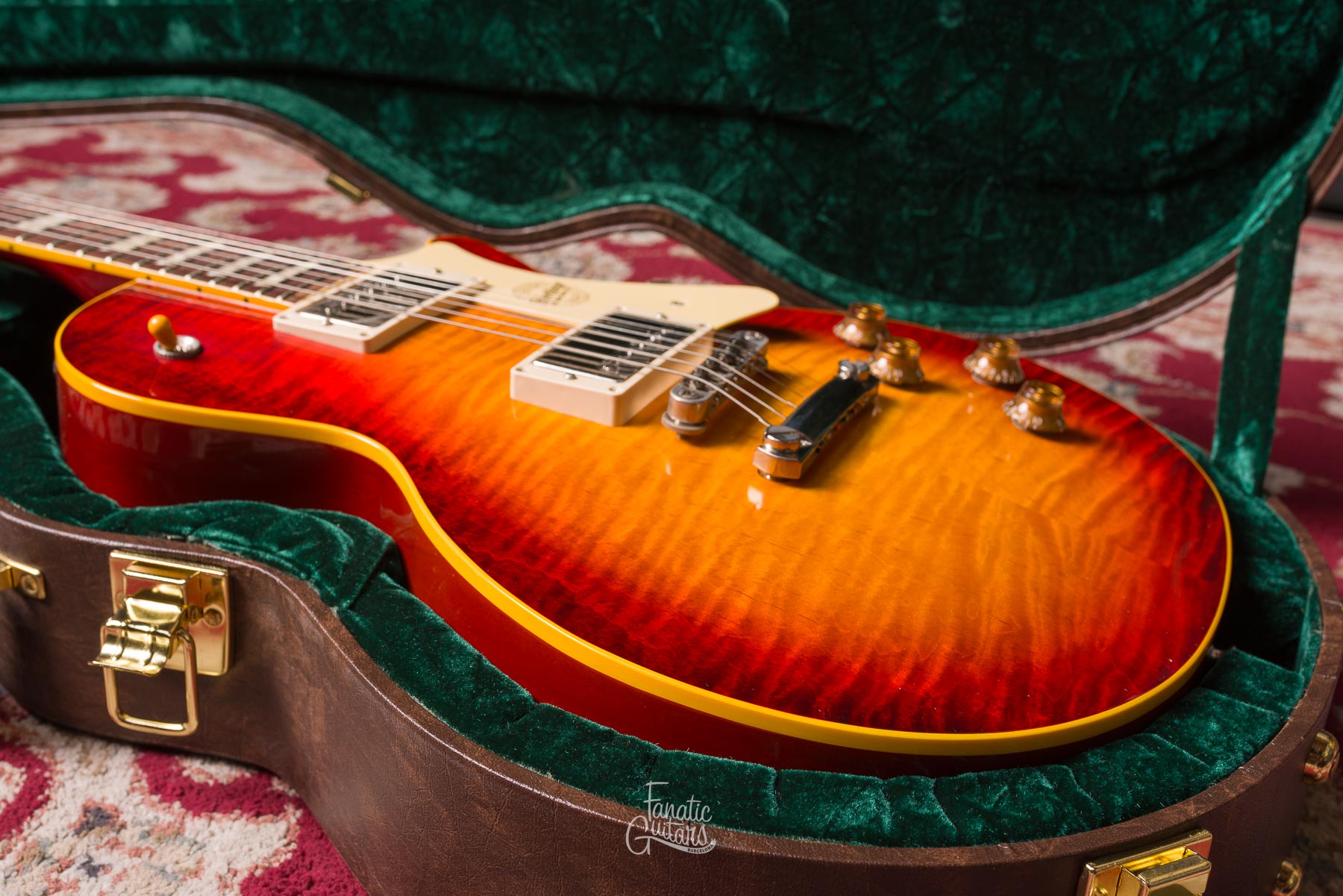 Heritage Custom Shop Core H-150 Dark Cherry Sunburst #HC1210644 Segunda Mano