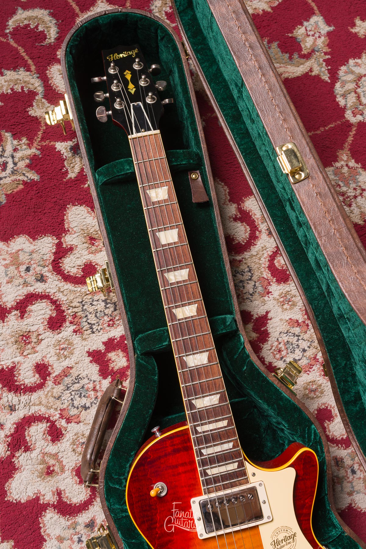 Heritage Custom Shop Core H-150 Dark Cherry Sunburst #HC1210644 Segunda Mano