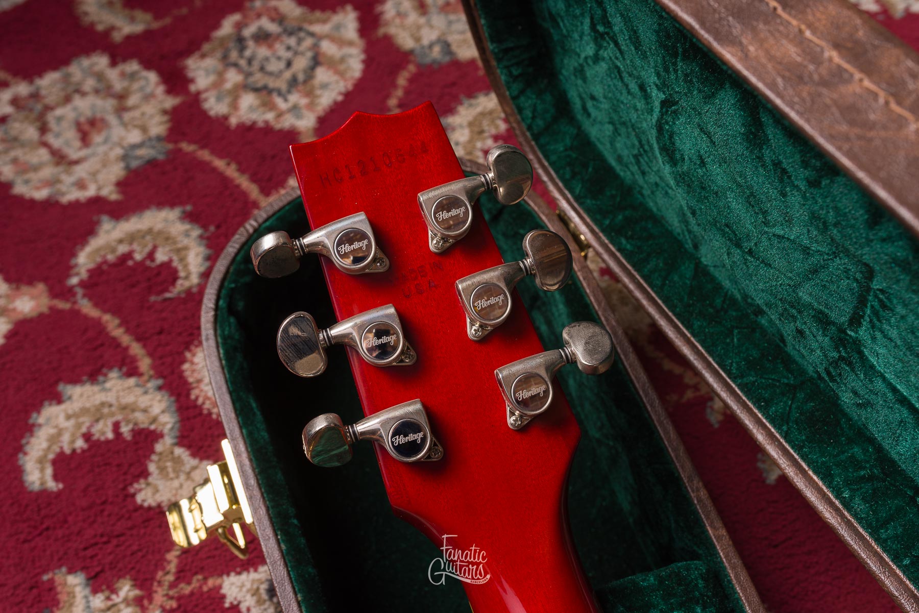 Heritage Custom Shop Core H-150 Dark Cherry Sunburst #HC1210644 Segunda Mano