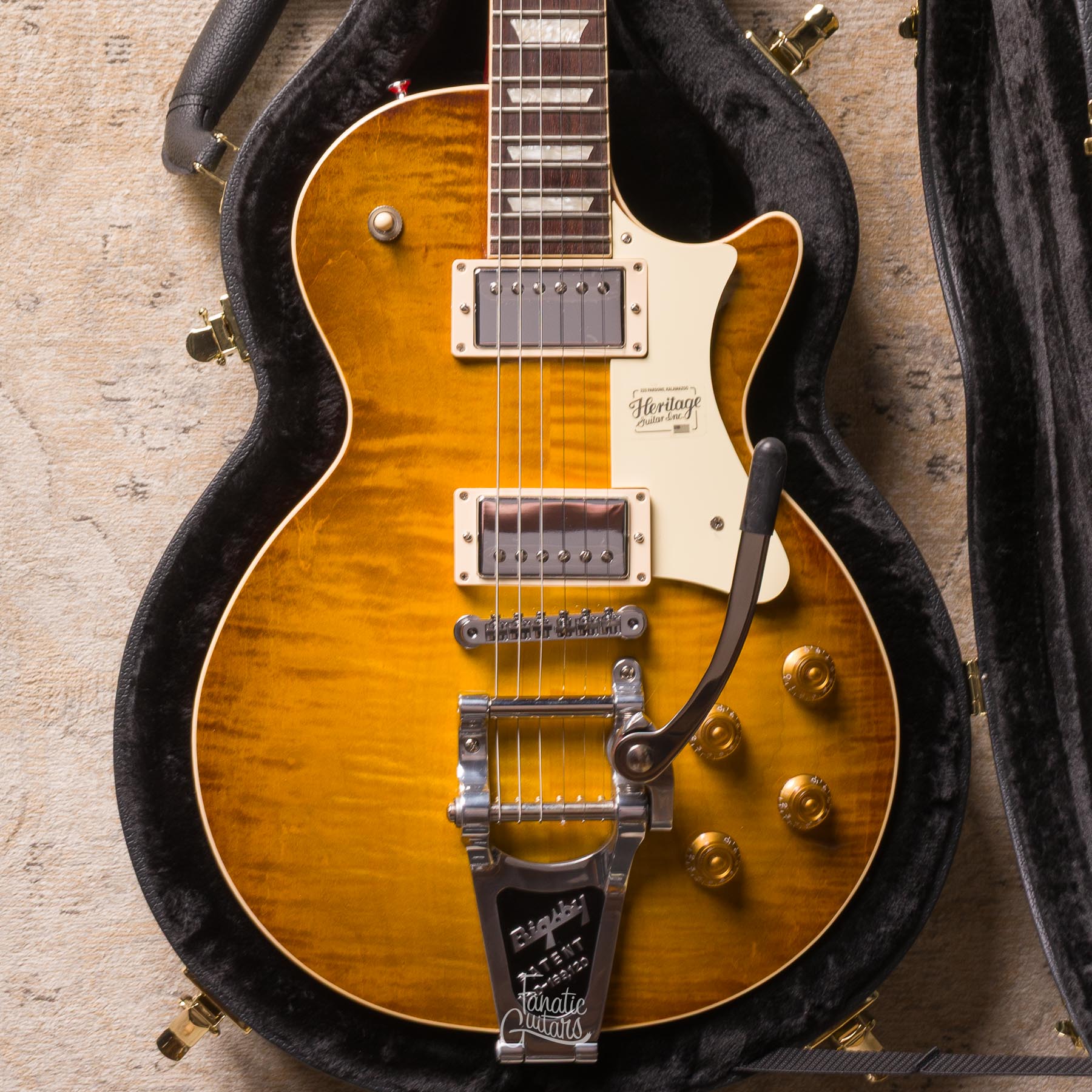 Heritage Guitars Standard H-150 Bigsby - Dirty Lemon Burst #1260551