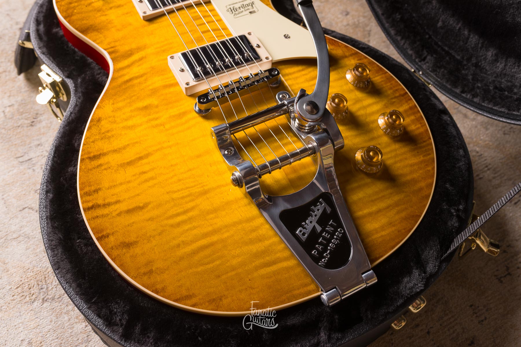 Heritage Guitars Standard H-150 Bigsby - Dirty Lemon Burst #1260551