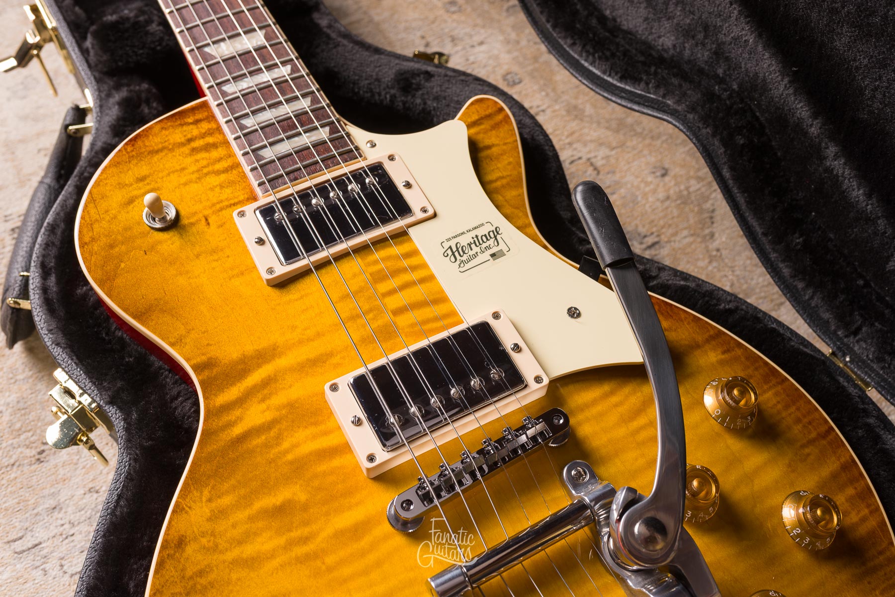 Heritage Guitars Standard H-150 Bigsby - Dirty Lemon Burst #1260551