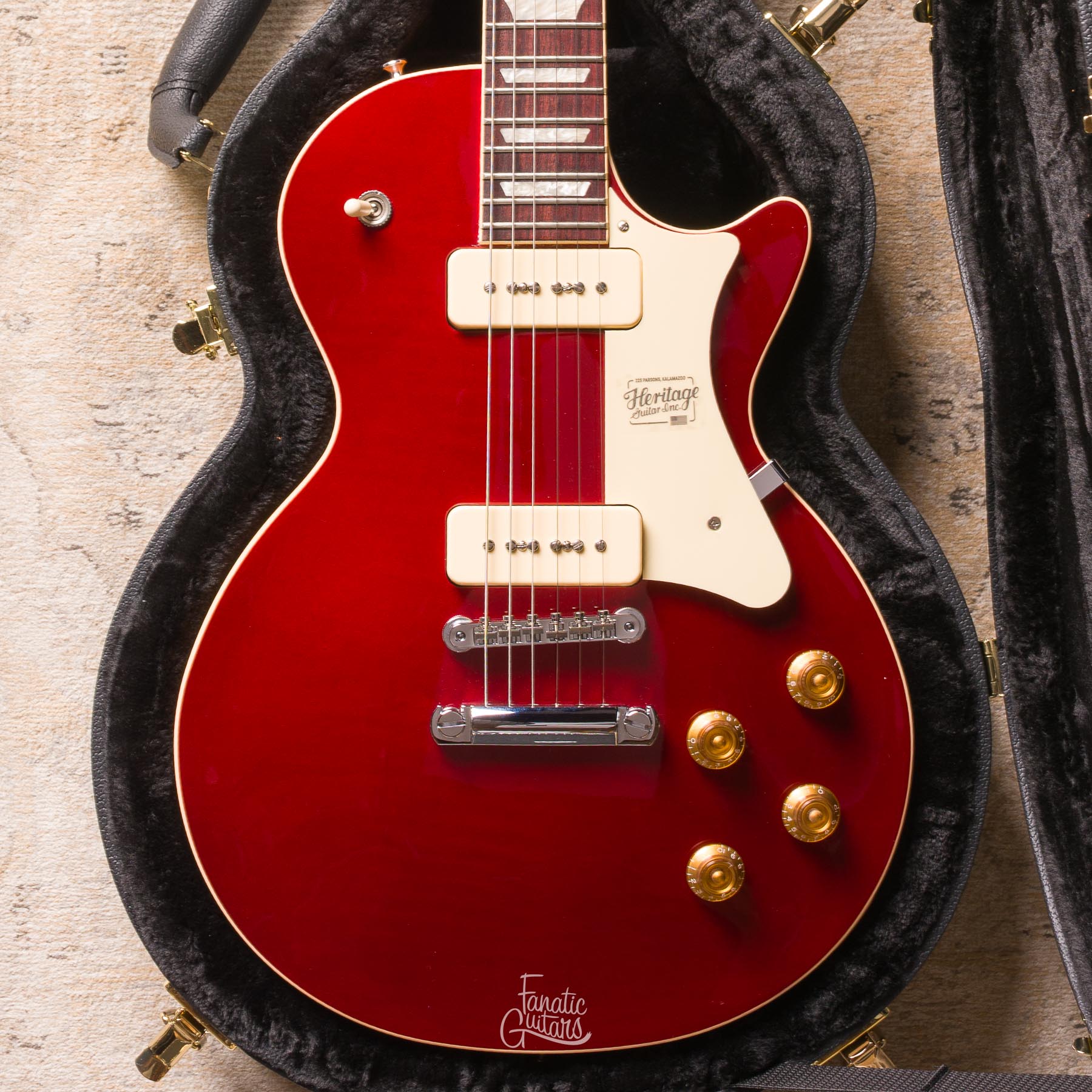 Heritage Standard H-150 P90 - Cherry #1260386