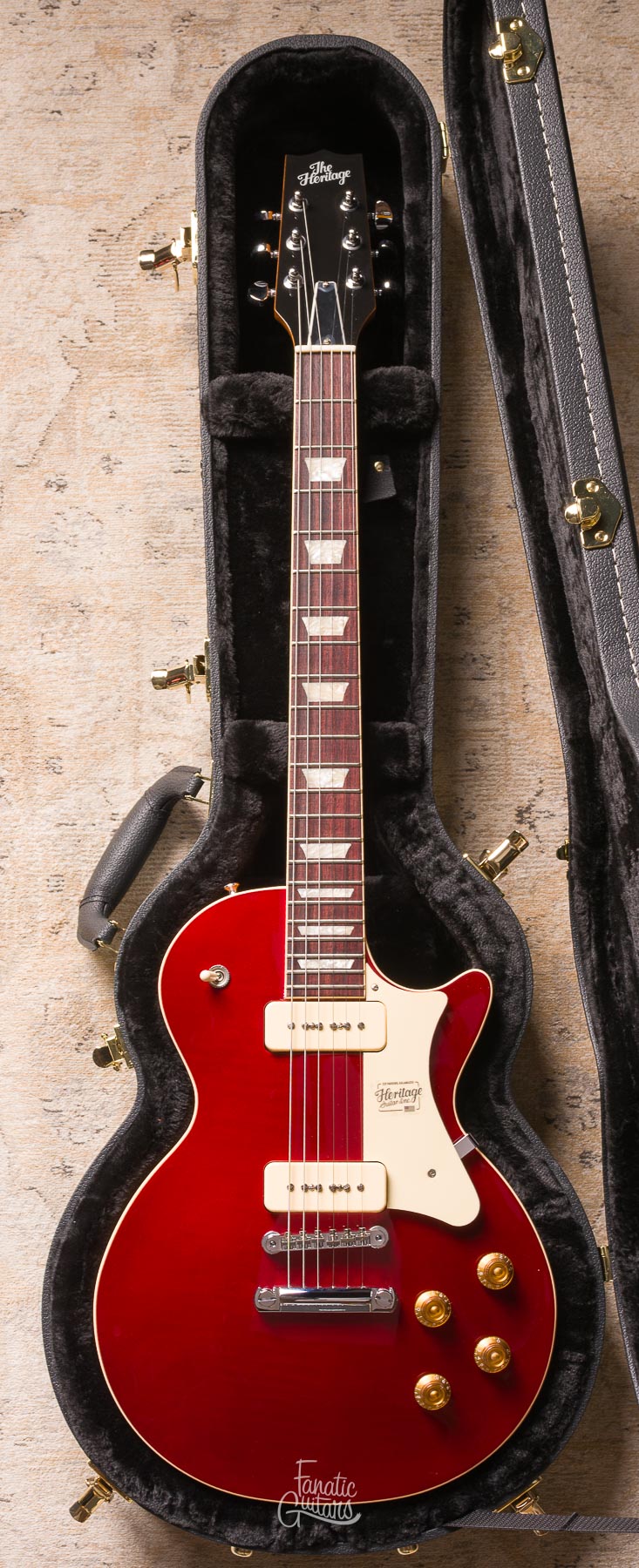 Heritage Standard H-150 P90 - Cherry #1260386