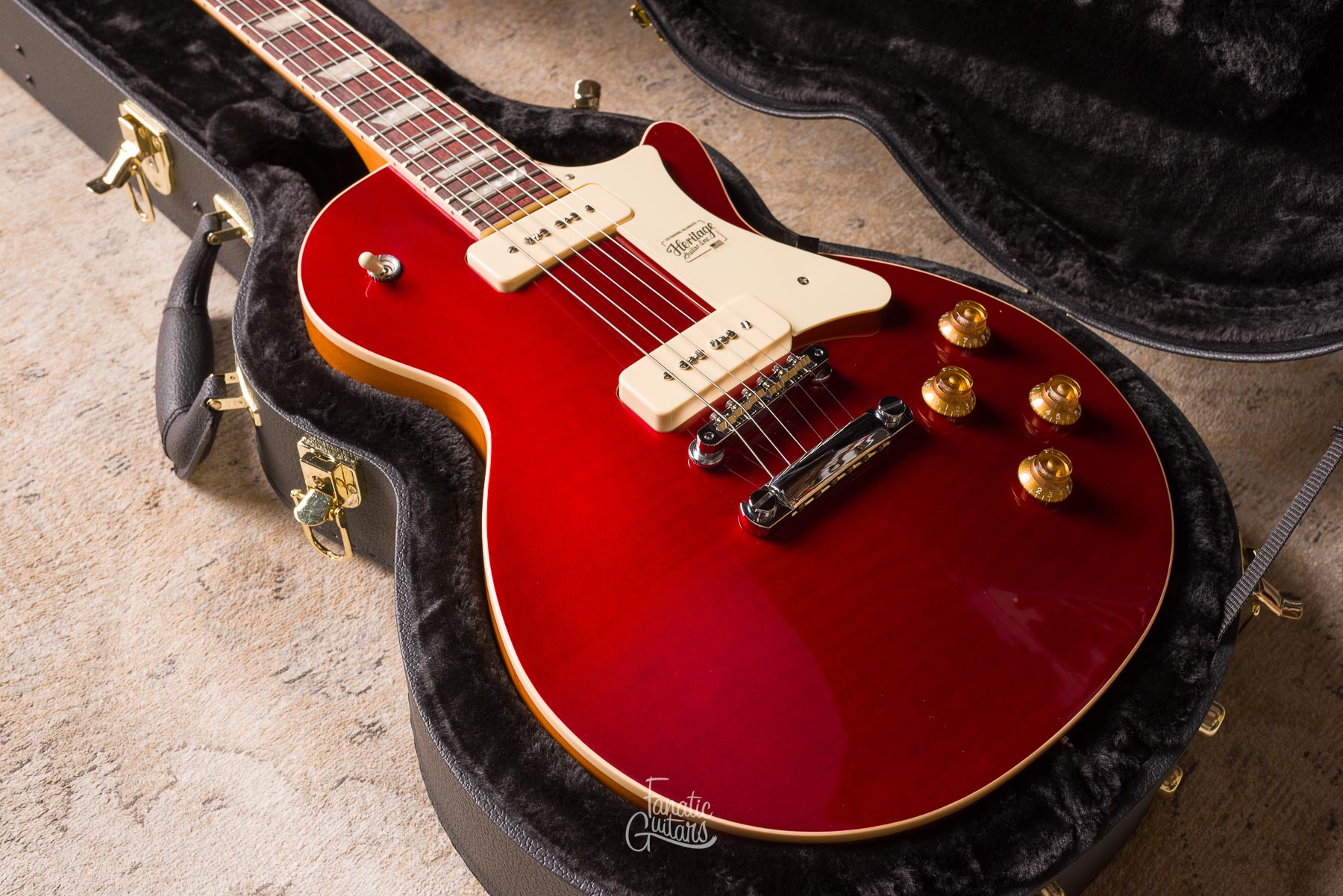 Heritage Standard H-150 P90 - Cherry #1260386