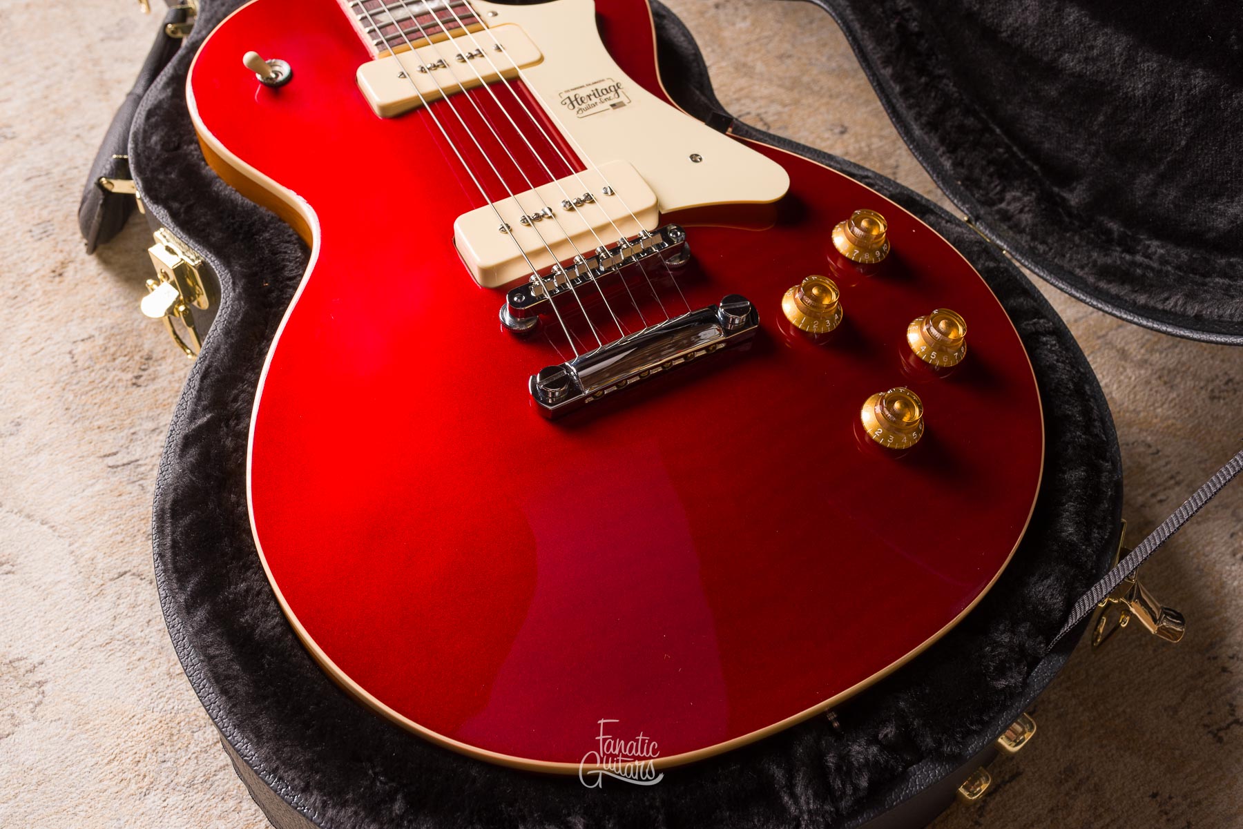 Heritage Standard H-150 P90 - Cherry #1260386