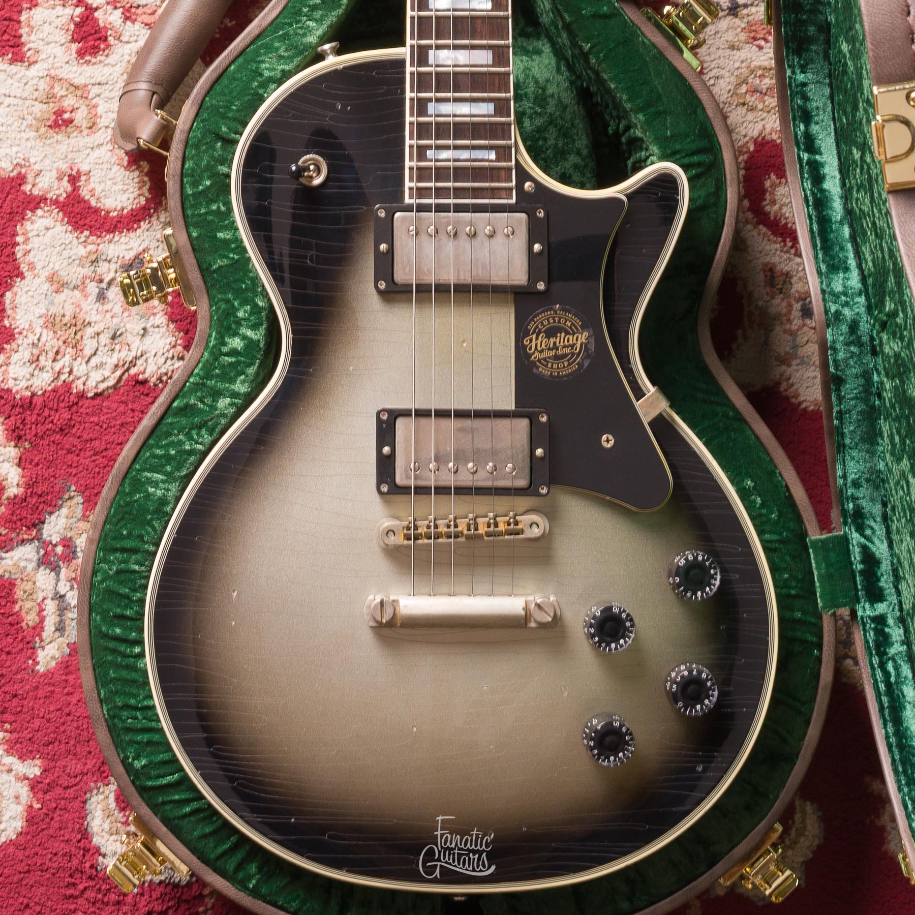 Heritage Custom Shop Core H-157 - Titanium Burst (Artisan Aged) #HC1251459 Segunda Mano