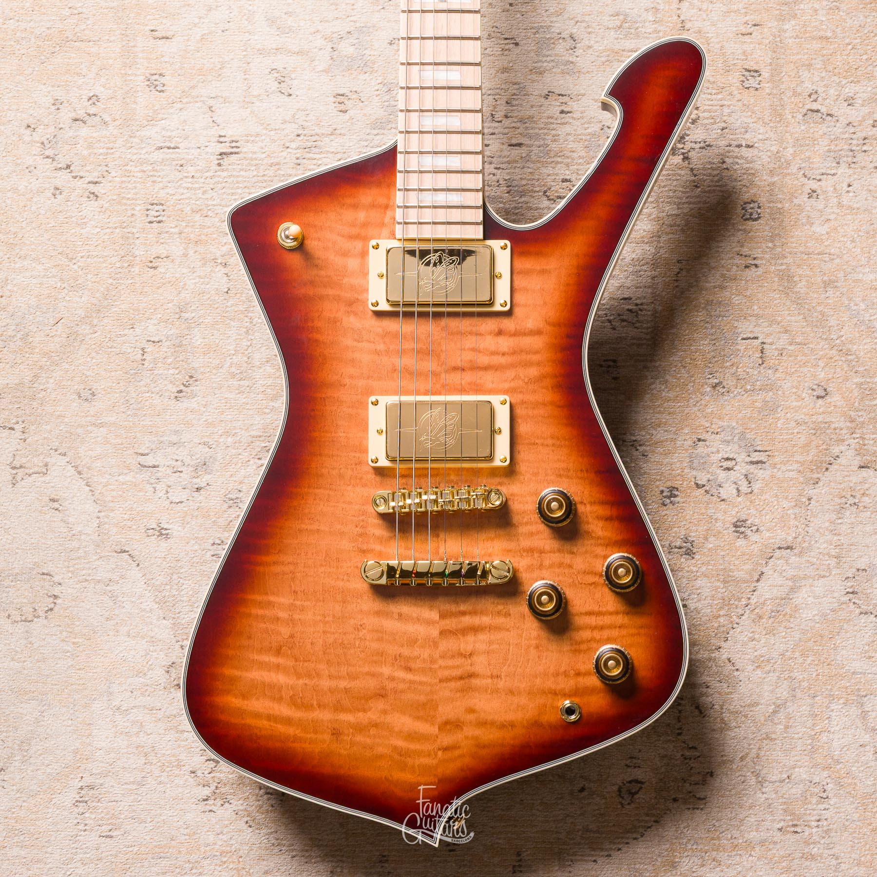 Ibanez Iceman IC420MFM - Caramel Burst #4L251000264