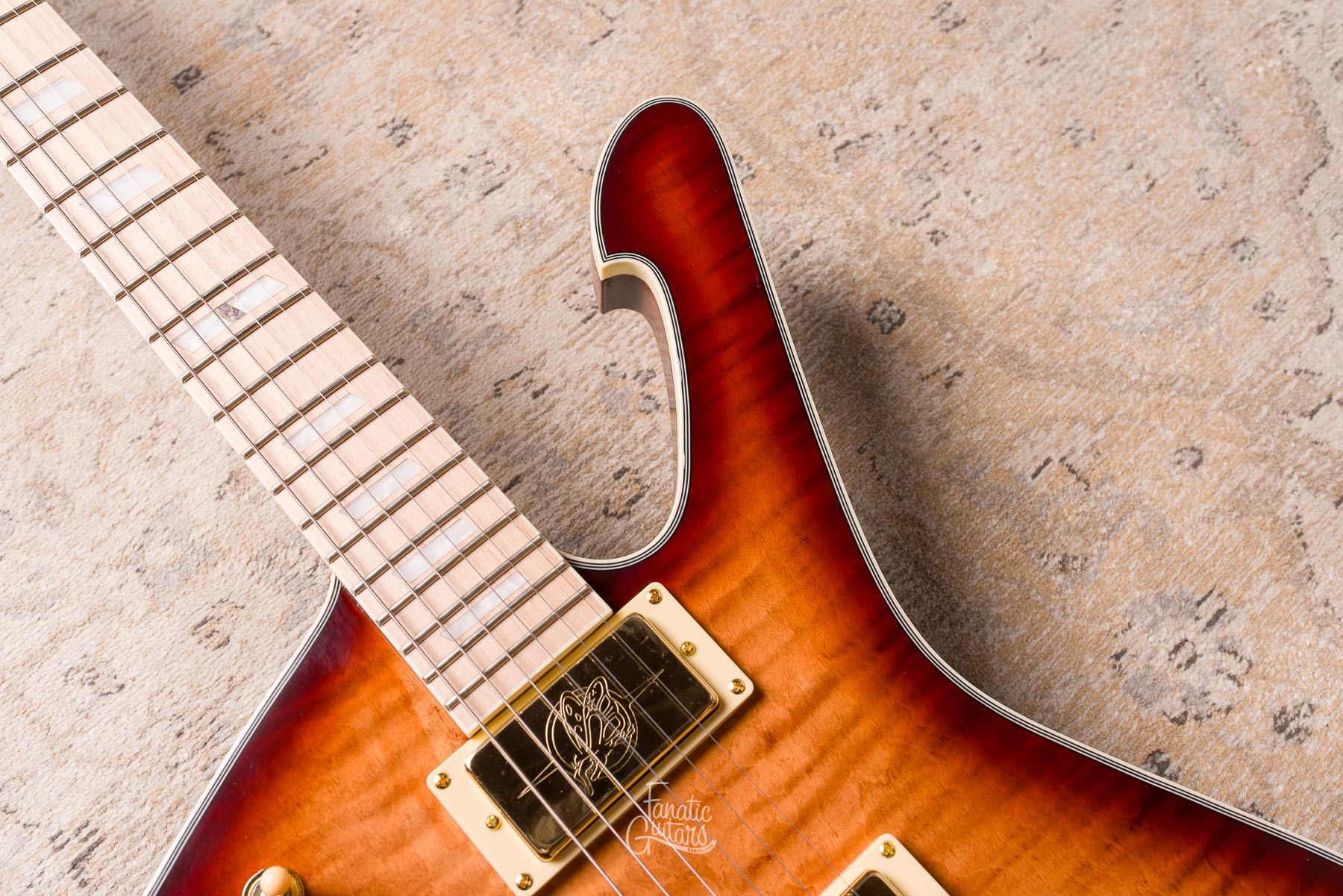 Ibanez Iceman IC420MFM - Caramel Burst #4L251000264