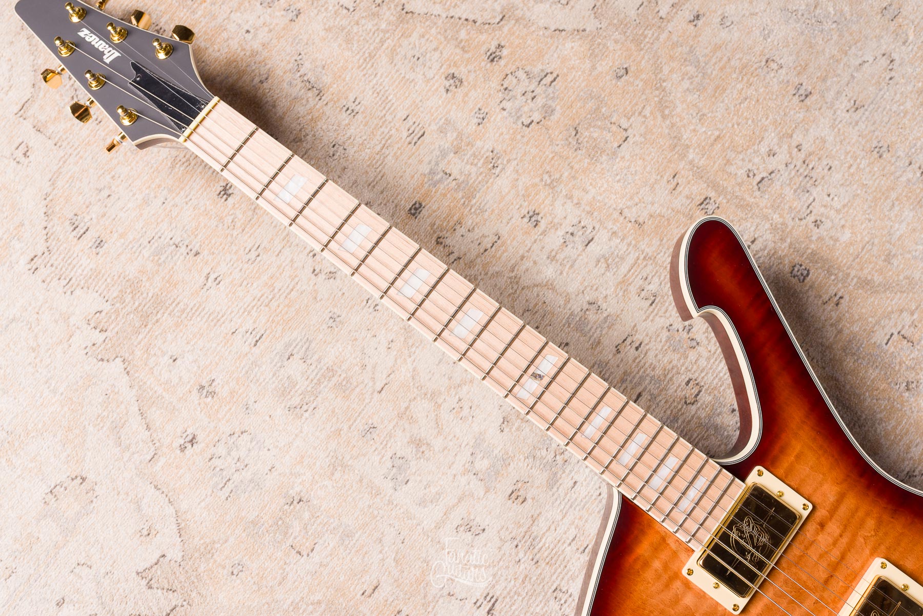 Ibanez Iceman IC420MFM - Caramel Burst #4L251000264