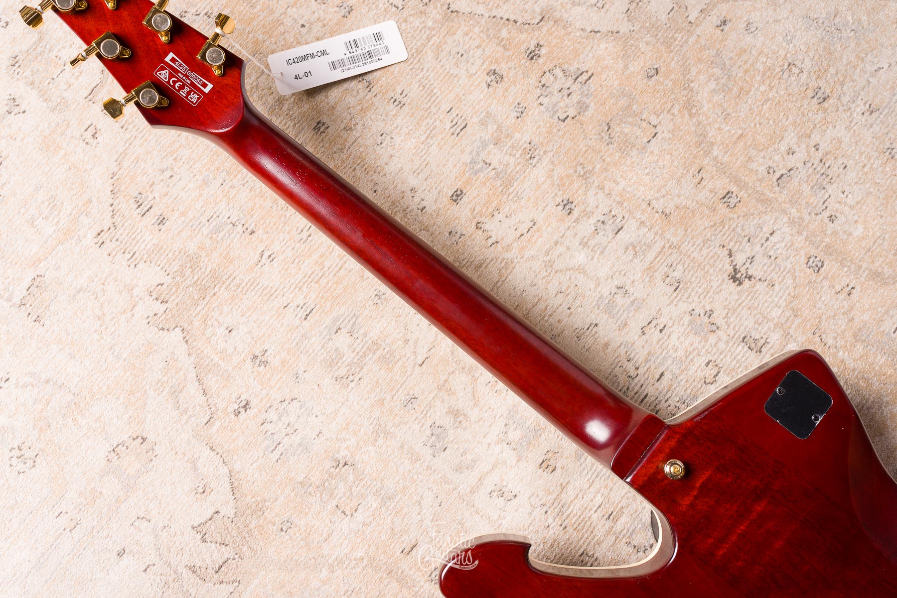 Ibanez Iceman IC420MFM - Caramel Burst #4L251000264