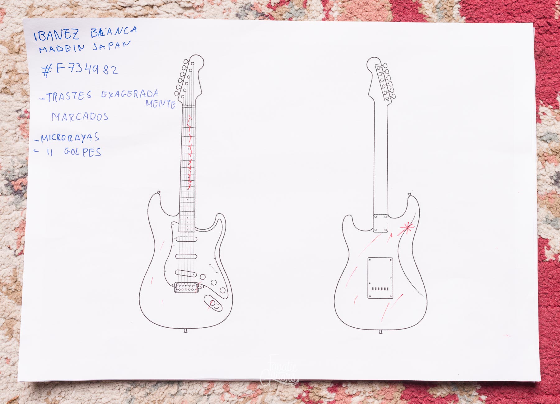 Ibanez RG550 #F734982 Segunda Mano