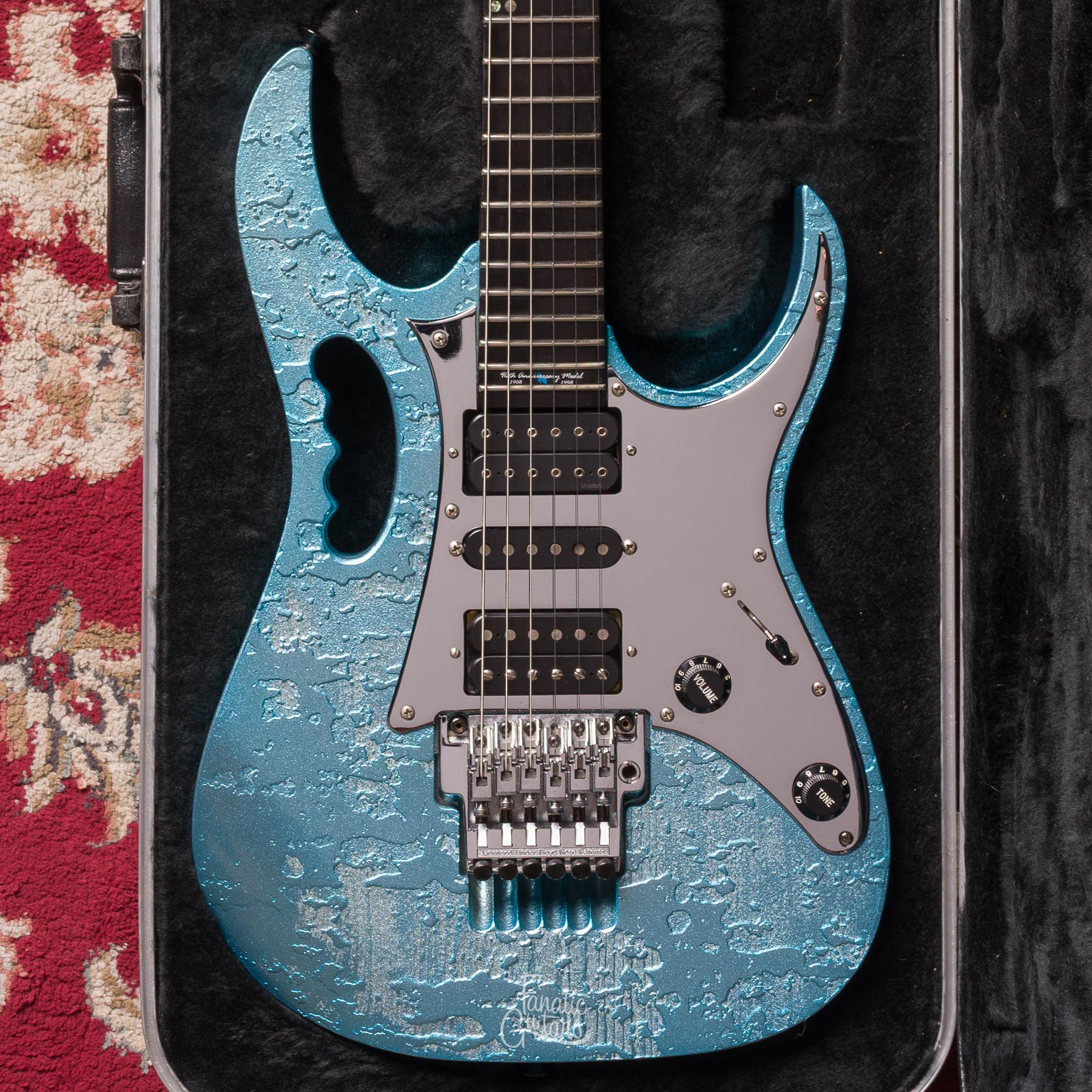 Ibanez JEM90HAM 90th Anniversary - Blue-Green Metallic Texture #F9756085 Segunda Mano